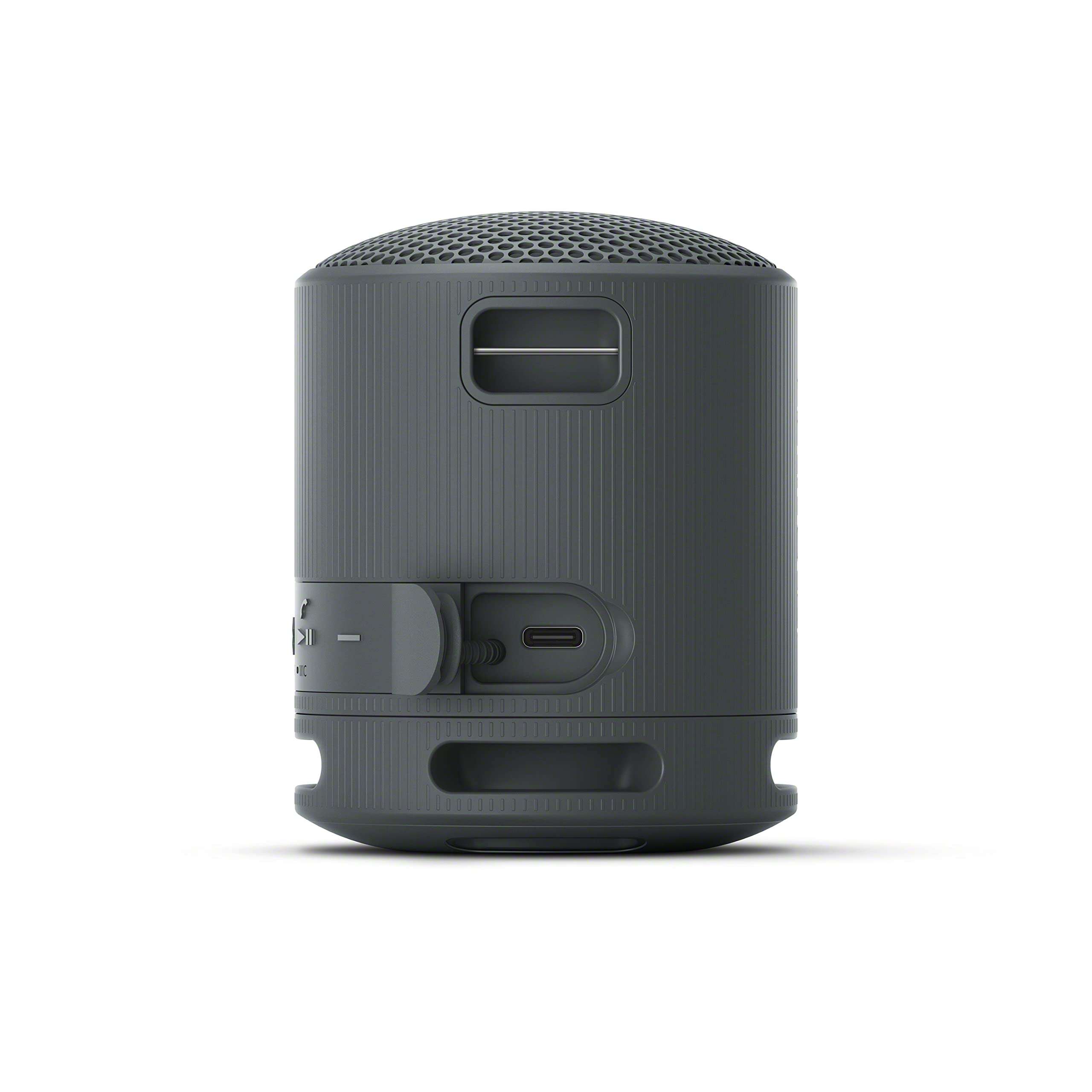 Sony SRS-XB100 Wireless Bluetooth Portable Lightweight Super-Compact Travel Speaker, Durable IP67 Waterproof & Dustproof Shower Speaker, 16 Hour Battery, Versatile Strap, & Hands-free Calling, Black - Image 8