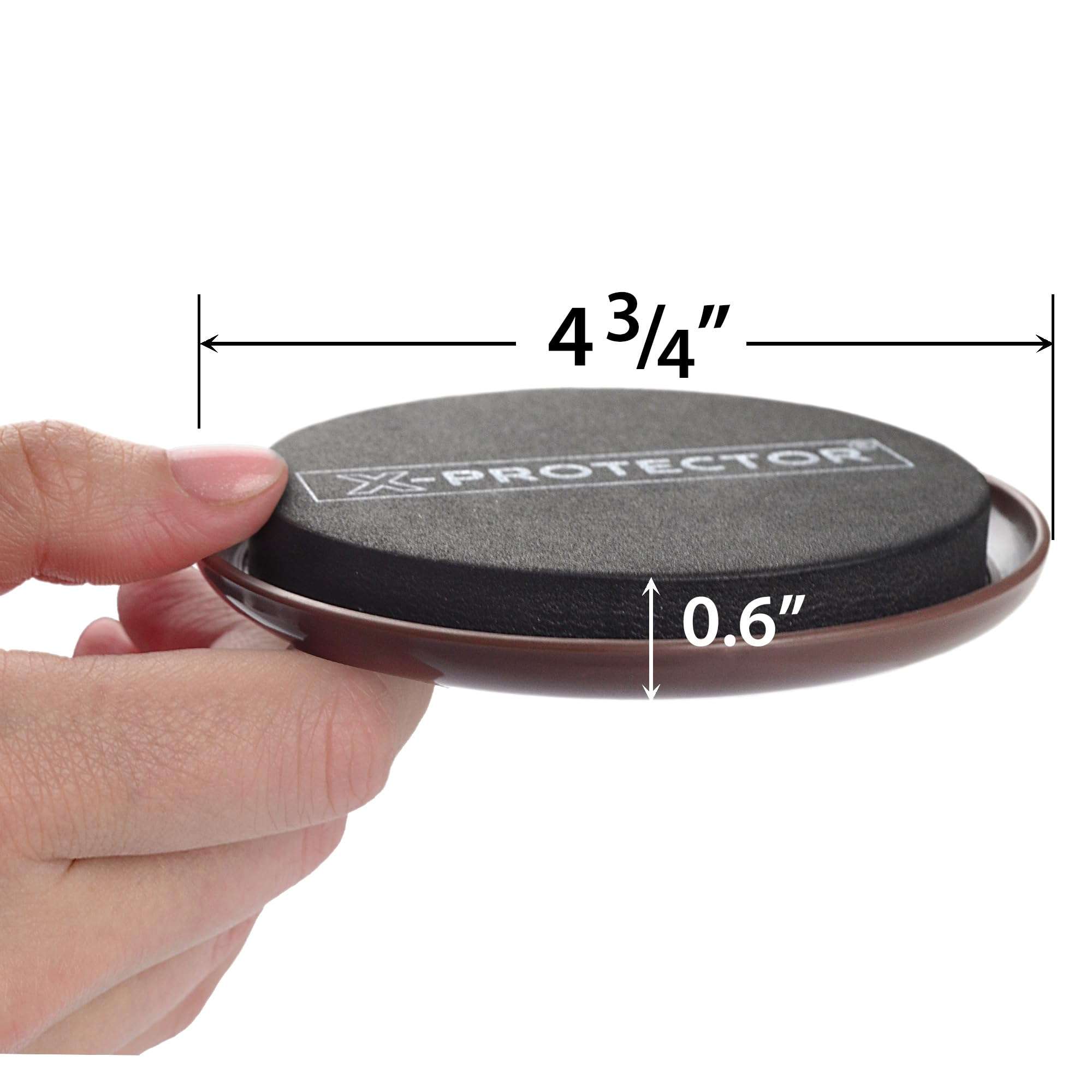 Furniture Sliders for Carpet X-PROTECTOR - 8 PCS Best Heavy Moving Pads 4 3/4" - Sliders for Furniture. Move Your Furniture Easy with Reusable Furniture Movers Sliders for Carpets! - Image 2