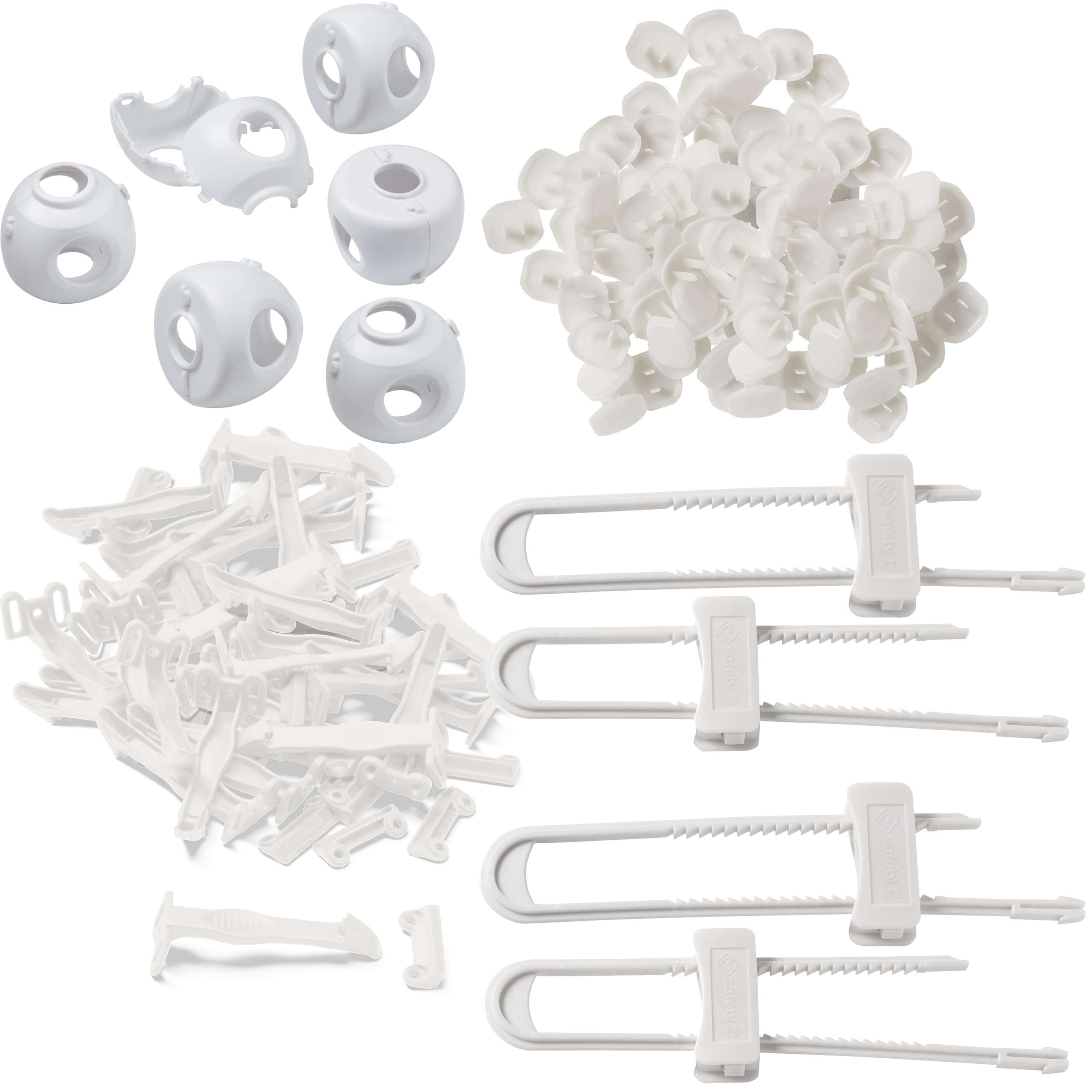 Safety 1st Home Safeguarding and Childproofing Set (80 Pcs), White - Image 14