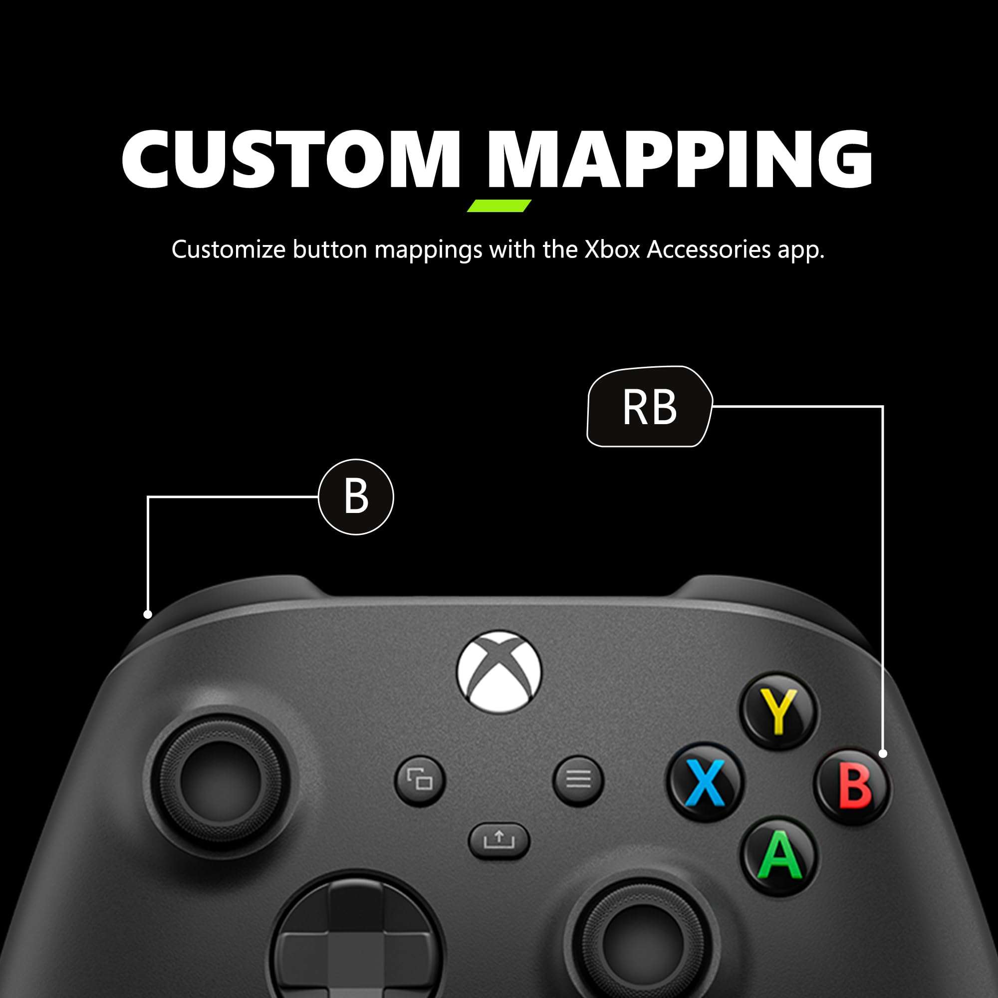 Xbox Core Wireless Gaming Controller – Carbon Black Series X|S, One, Windows PC, Android, and iOS - Image 5