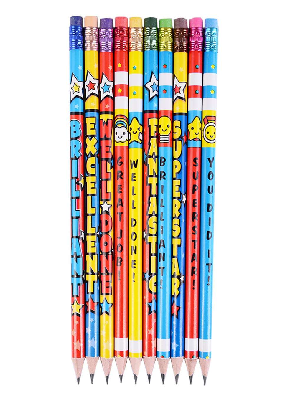 Madisi Assorted Colorful Pencils, Incentive Pencils，#2 HB, 10 Designs, 150 Pack， pencils bulk for kids - Image 4