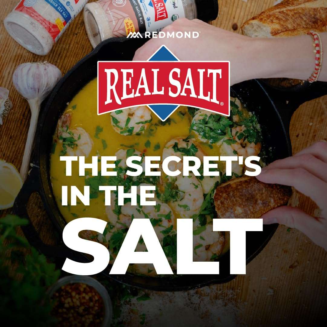 REDMOND Real Sea Salt - Natural Unrefined Gluten Free Fine, 26 Ounce Pouch (1 Pack) - Image 6