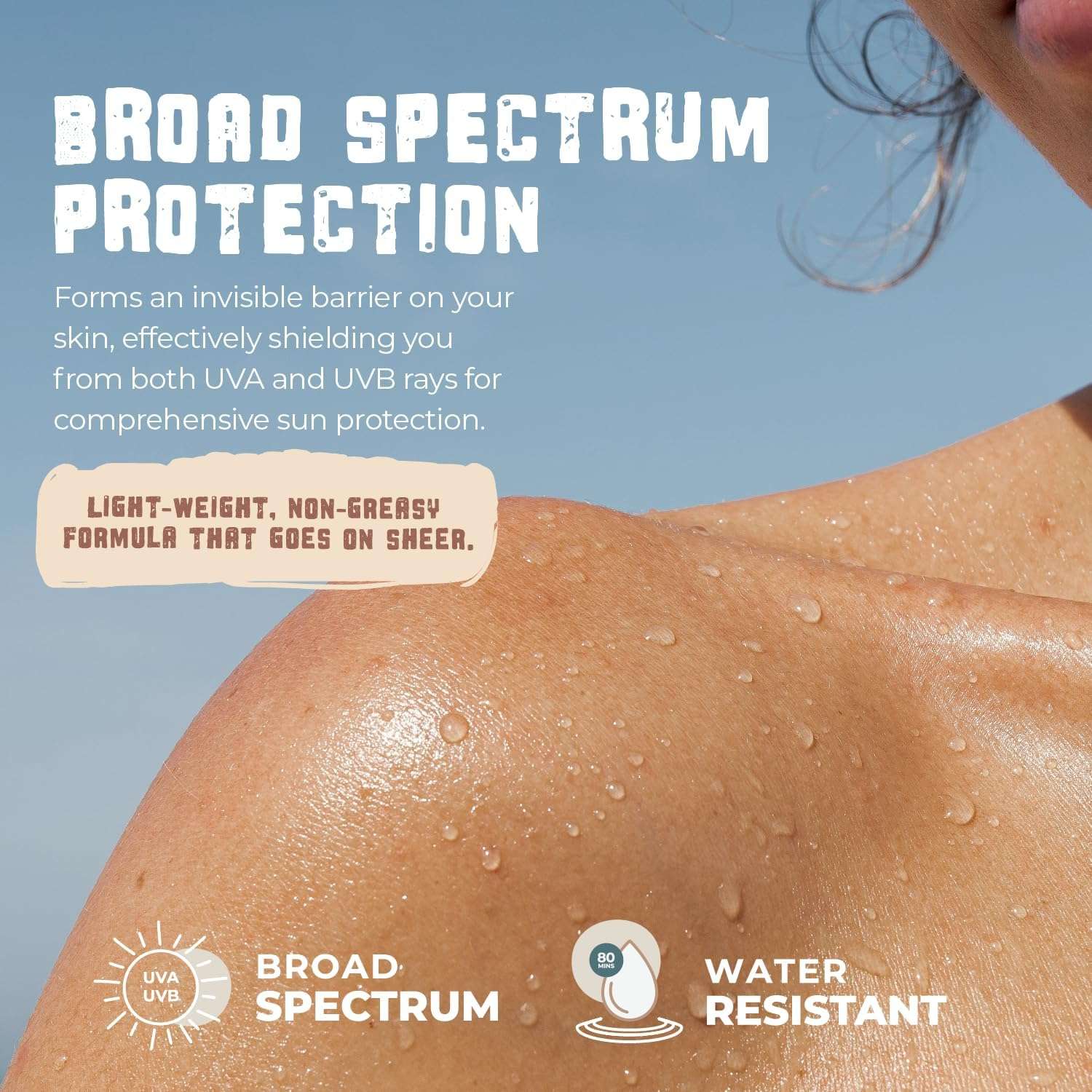 Happy Ocean SPF 45 Biodegradable Reef Safe Sunscreen for Face & Body | Non-Nano Zinc Oxide | Fragrance Free | Non Toxic | Organic | Mineral Based | Travel Size | 2.5 Fl Oz - Image 4