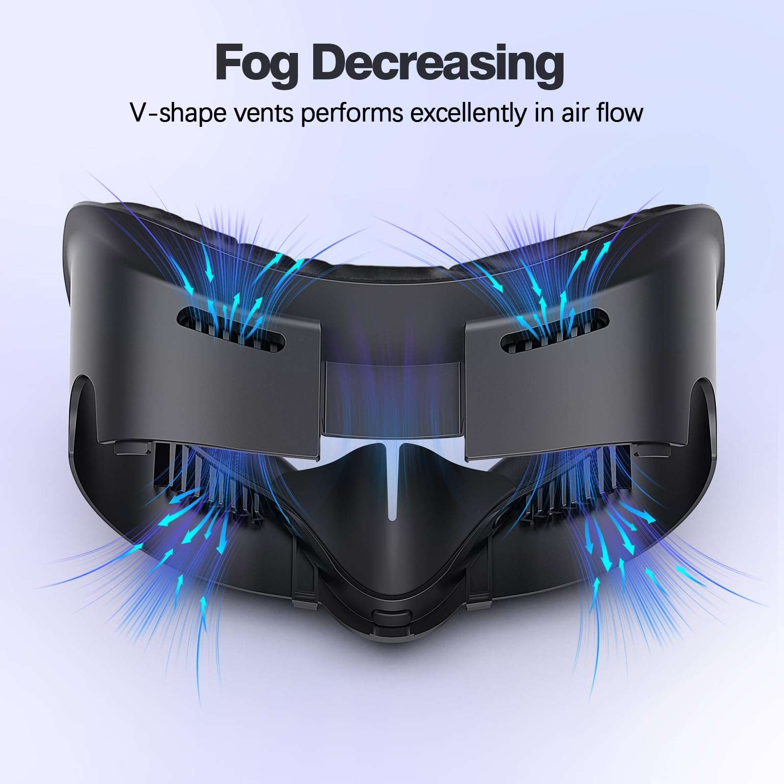 VZNEK Face Cover Pad for Oculus Quest 3/3S, Sweat-Proof PU Foam Cushion for Meta Quest 3/3S, Compatible with Oculus Quest 3/3S Original Spacer (for Quest 3) - Image 5