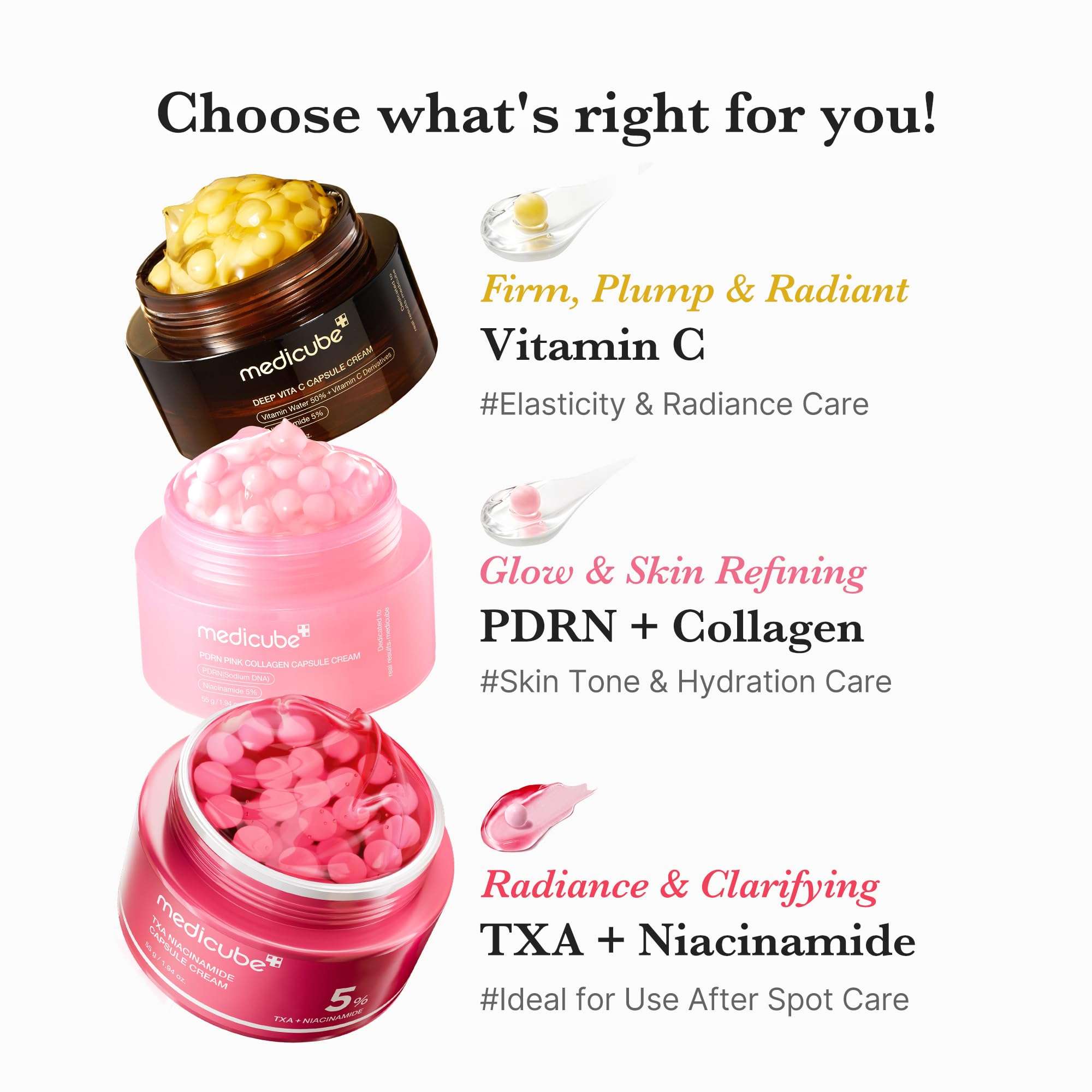 medicube Salmon DNA PDRN Pink Collagen Capsule Cream, Face Moisturizer | Lightweight Moisturizing Cream | PDRN, Niacinamide for Uneven Skin Tone, Glow hydration | Korean Skin Care 1.94 oz - Image 7