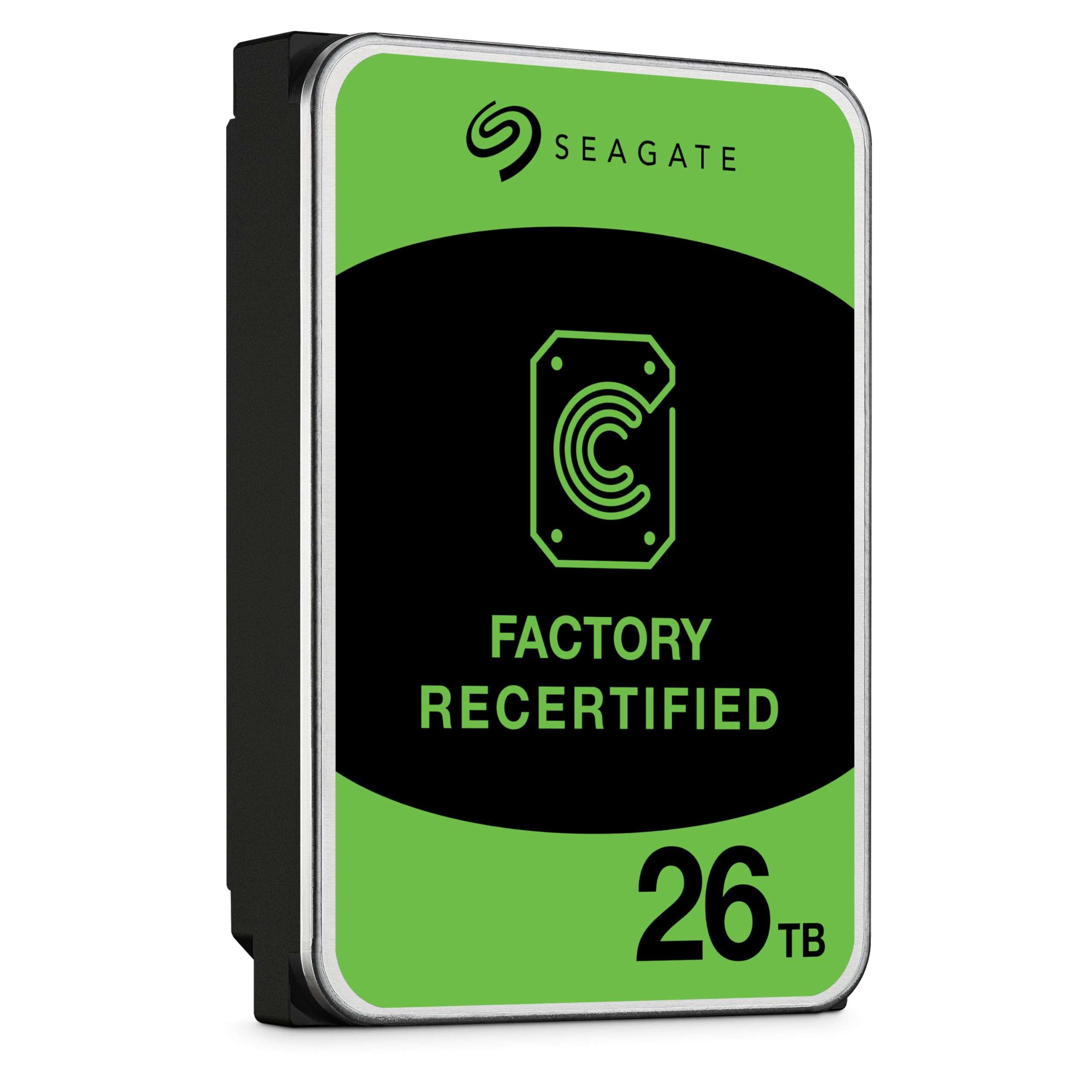 Seagate (Recertified Exos 26TB Internal Hard Drive HDD - 3.5 in CMR SATA 6Gb/s, 7200 RPM, 512MB Cache, 2.5M MTBF (ST26000NM000C) , Renewed - Image 3