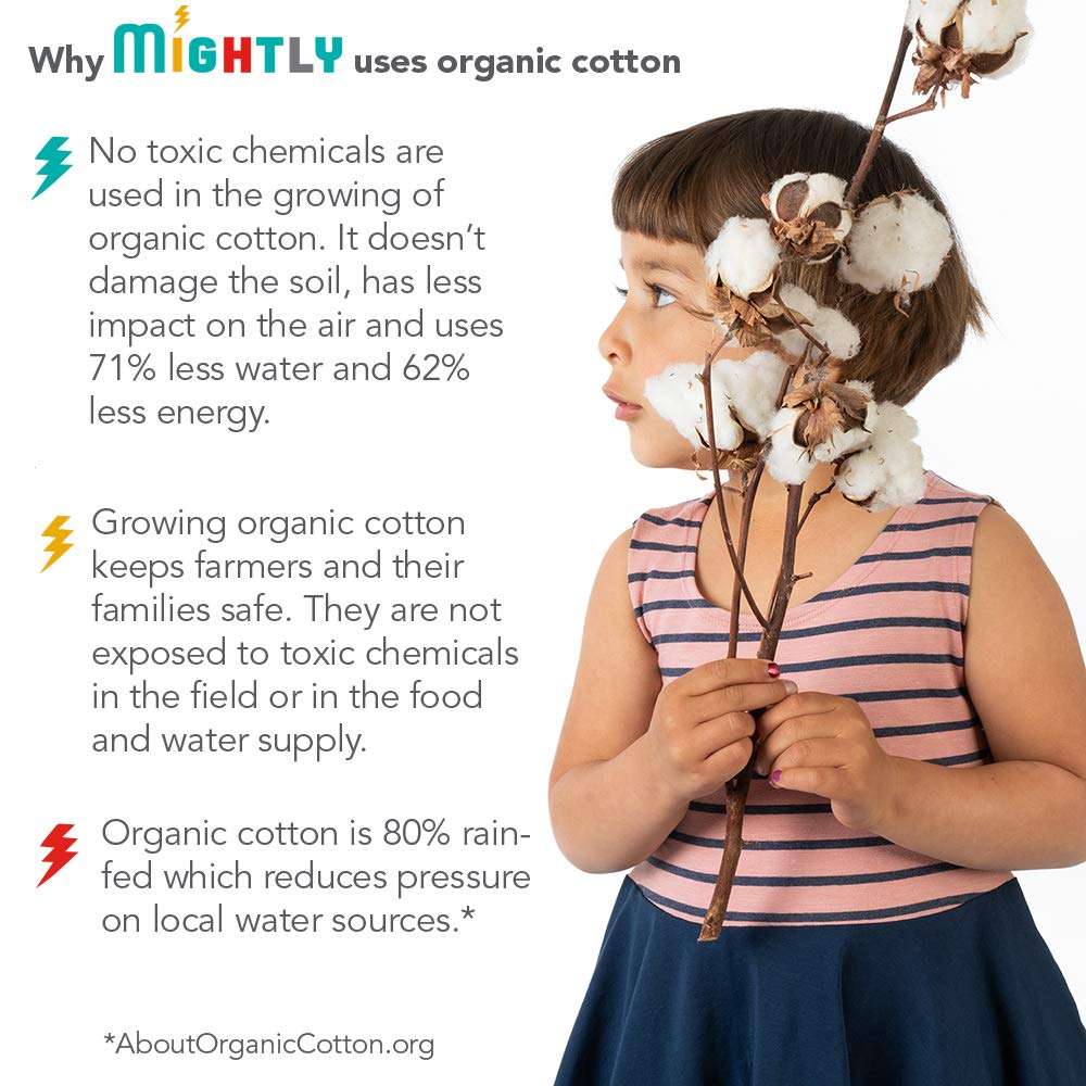 Mightly Girls' Sleeveless Skater Dress | Organic Cotton Fair Trade Certified Toddler and Kids Clothes - Image 6