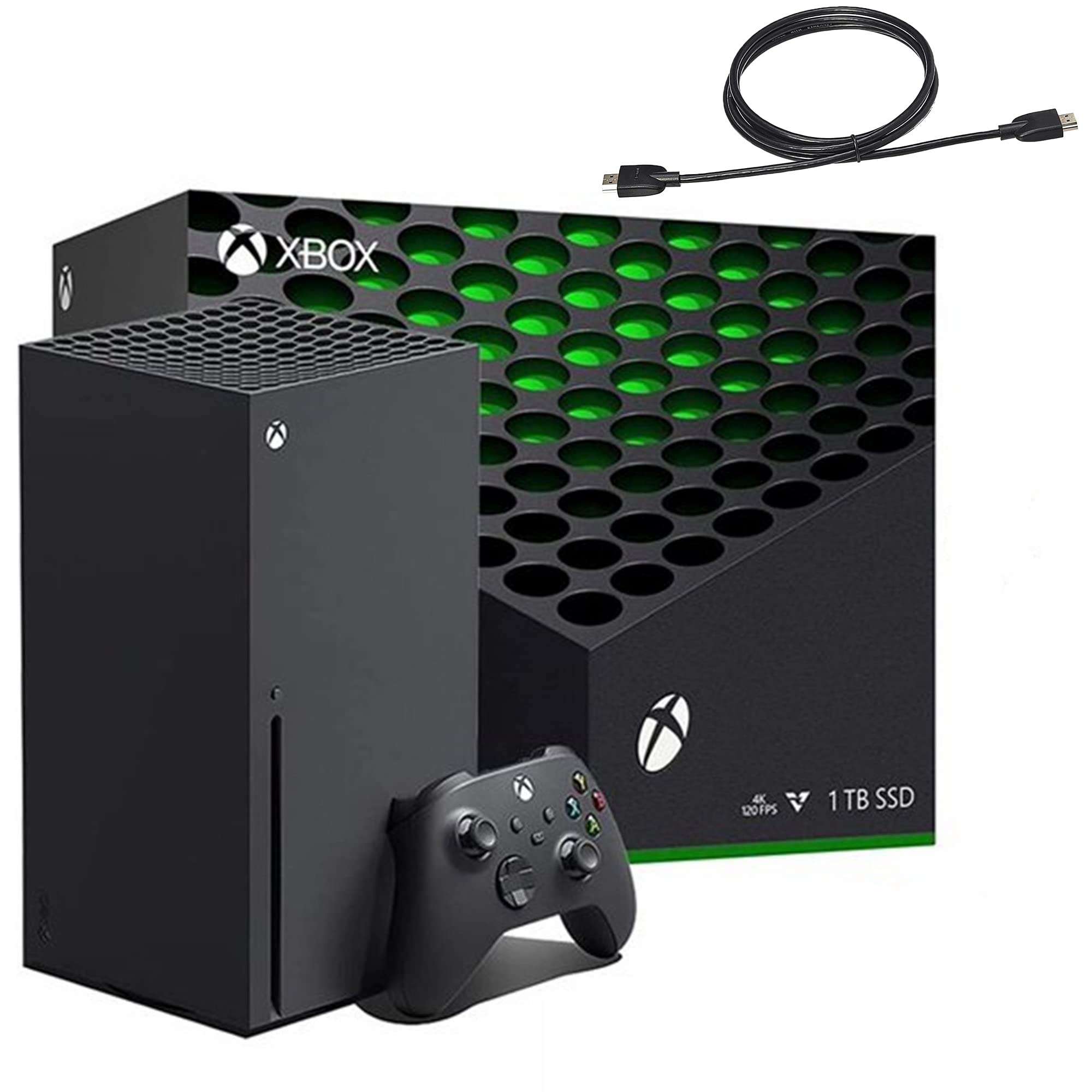 Xbox Series X 1TB Gaming Console Console + 1 Wireless Controller - Backward Compatible with Thousands of Games, Fine-Tuned Performance, True 4K Gaming, Up to 120 FPS - HDMI_Cable - Image 1