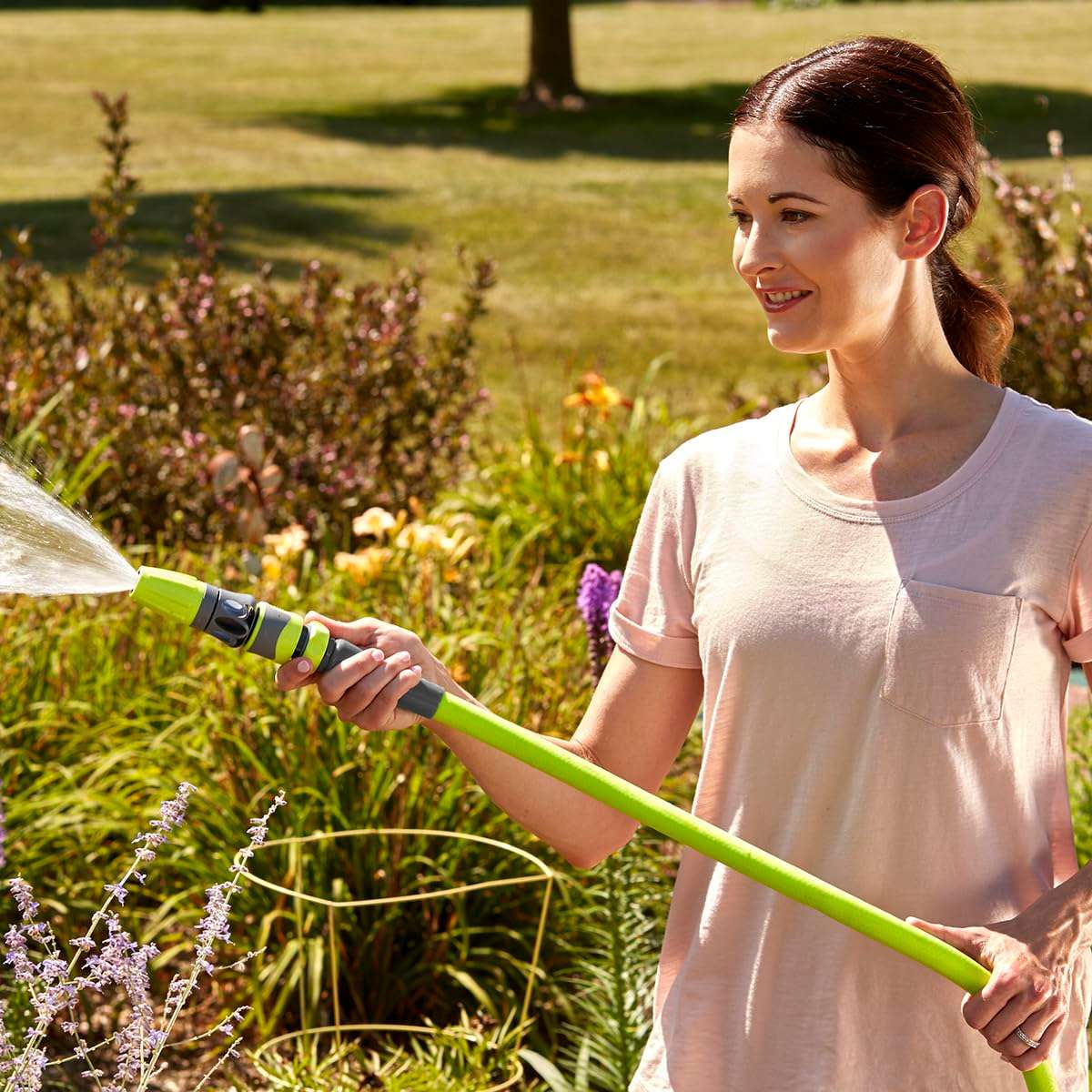 Flexzilla Garden Lead-in Hose 5/8 in. x 3 ft., Lightweight All-Weather Water Hose, Durable and Flexible, Leak-Free Connections - Image 2
