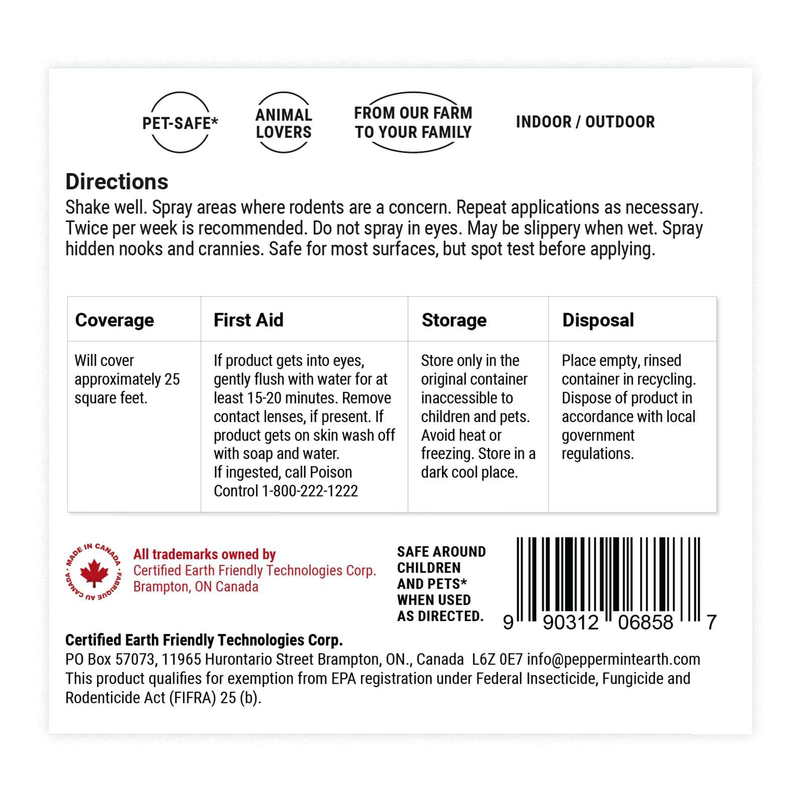 Powermint 8 Oz Peppermint Oil Rodent Vehicle Protection Spray - for Vehicle Engines and Interiors - Cars, Trucks, RVs, and Boats - Image 3