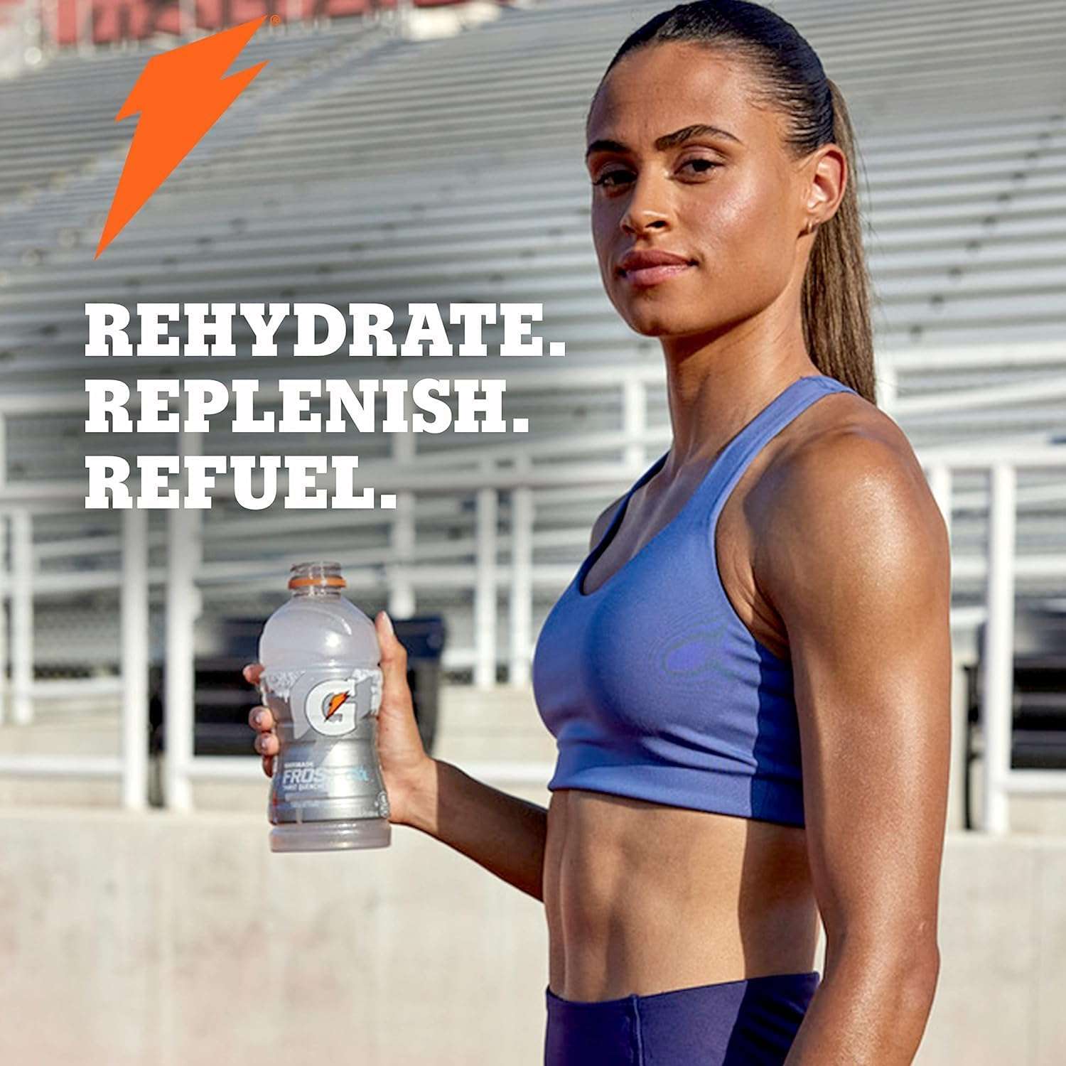 Gatorade Frost Thirst Quencher, Glacier Freeze, 12 Fl Oz Bottles, 24 Pack - Image 8