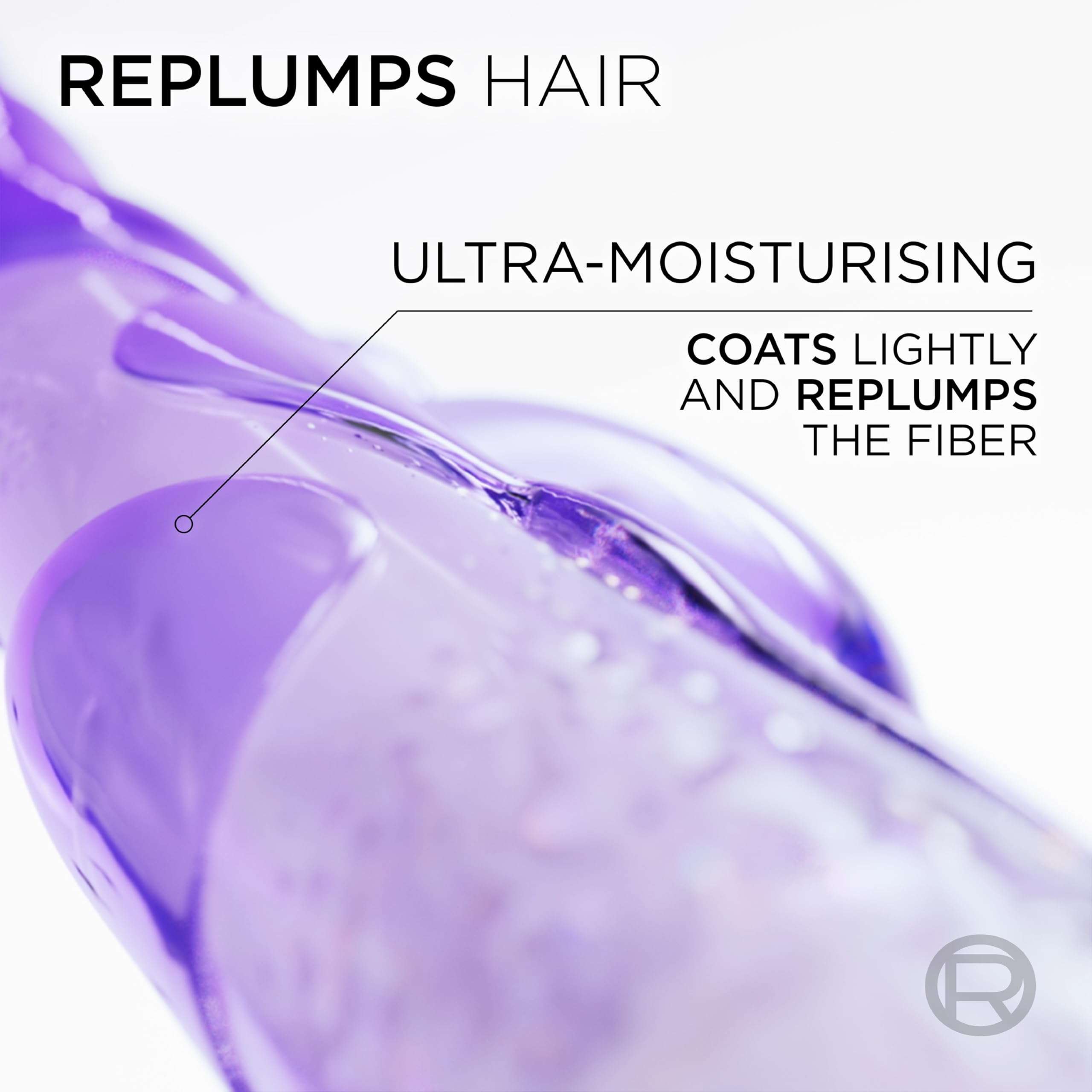 L'Oreal Paris Elvive Hyaluron Plump Hydrating Conditioner | For Dry Hair | Infused with Hyaluronic Acid Care Complex | For Dehydrated Hair | Paraben-Free | 12.6 Fl Oz - Image 9