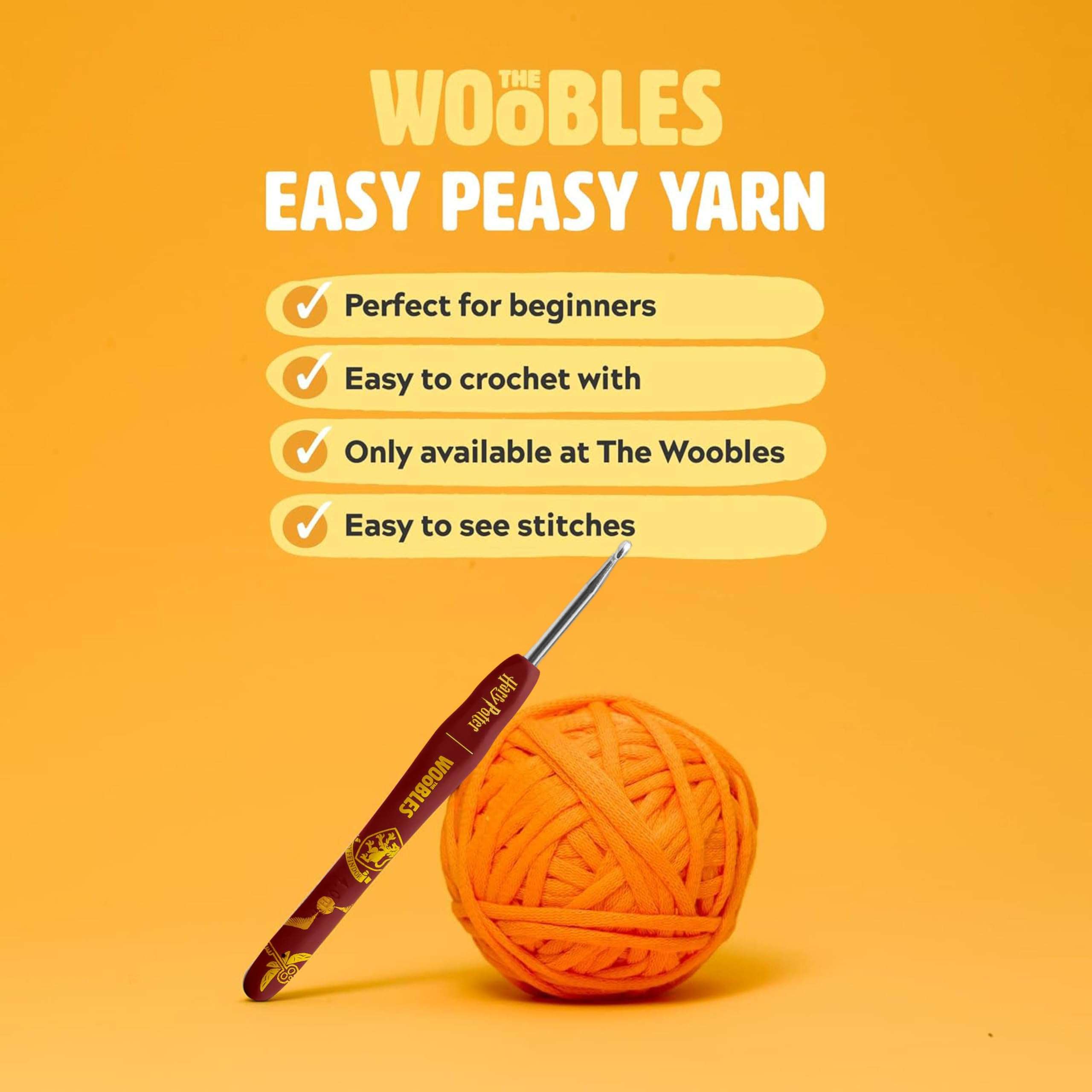 The Woobles Beginners Crochet Kit with Easy Peasy Yarn as seen on Shark Tank - with Step-by-Step Video Tutorials - Harry Potter - Image 3