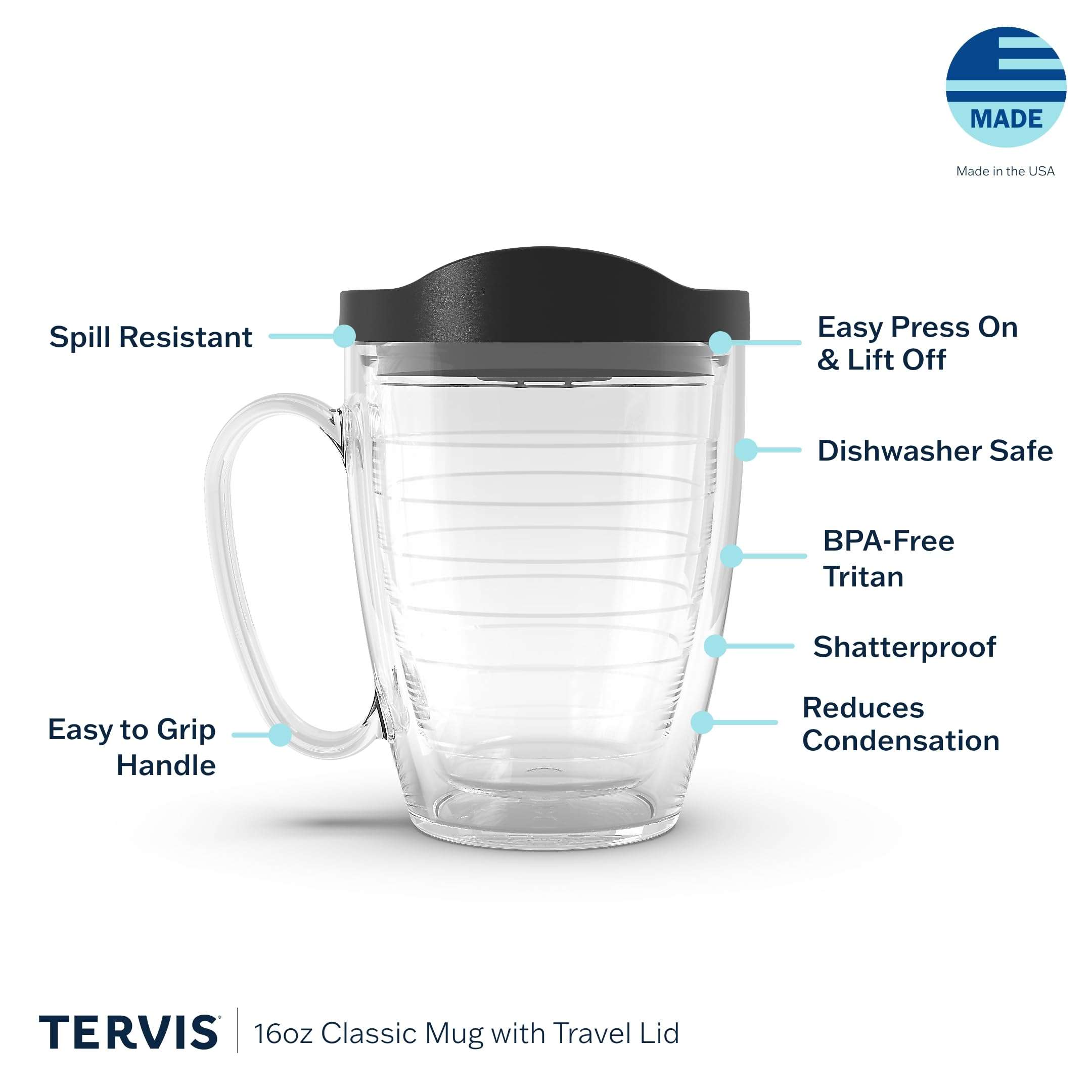 Tervis Peanuts Christmas Collage Tumbler 16oz - Double Walled | Insulated | Made in USA | Travel Cup | Keeps Drinks Cold & Hot | Mug | Classic - Image 5