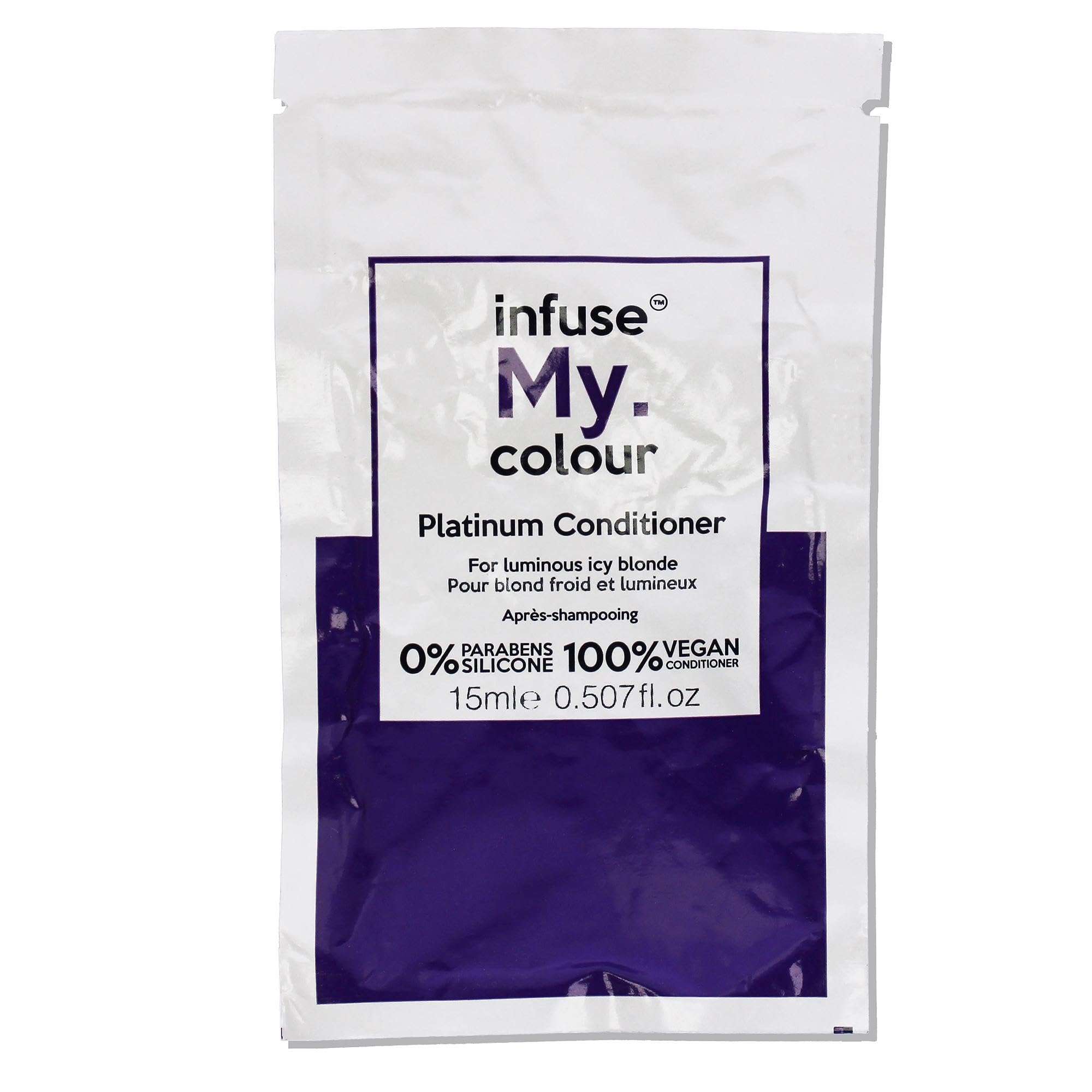 infuse my. colour Platinum Conditioner Unisex 15 ml - Image 1