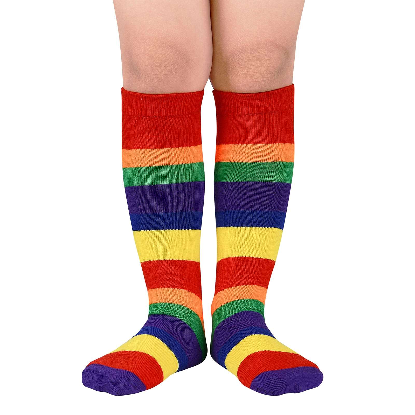 American Trends Toddler Kids Youth Soccer Socks-Long Knee High Socks for Boys Girls Baseball Softball Football 1-12 years - Image 1