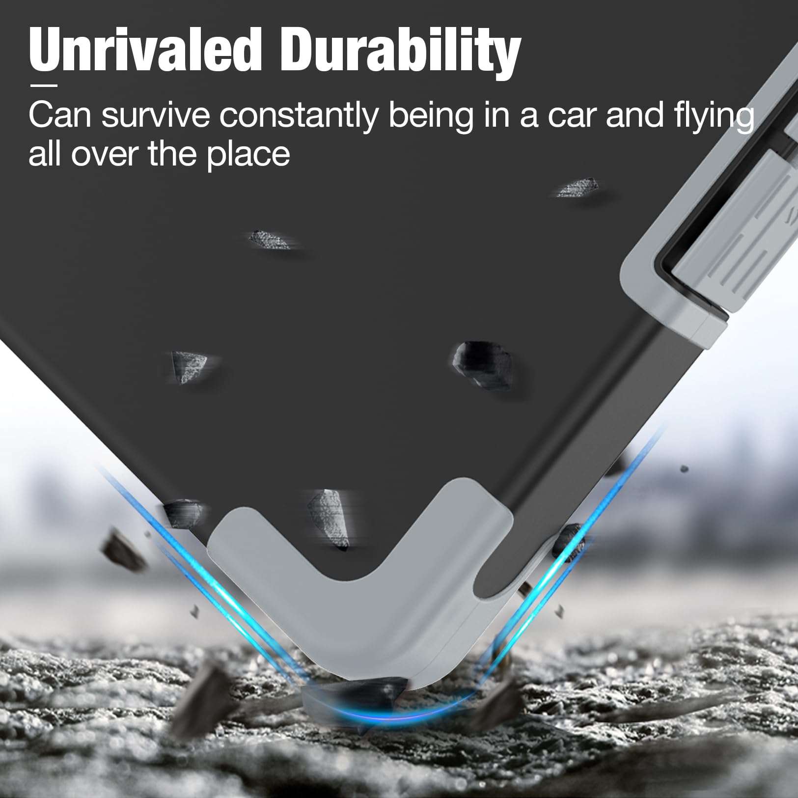 Sooez Toughest Clipboard with Storage, Internal Pen Pouch Included, Letter/ A4 Size, Shockproof Heavy Duty Plastic Clip Boards 8.5x11”, High Capacity Clipboards Box Case for Contractor Trucker Driver - Image 3