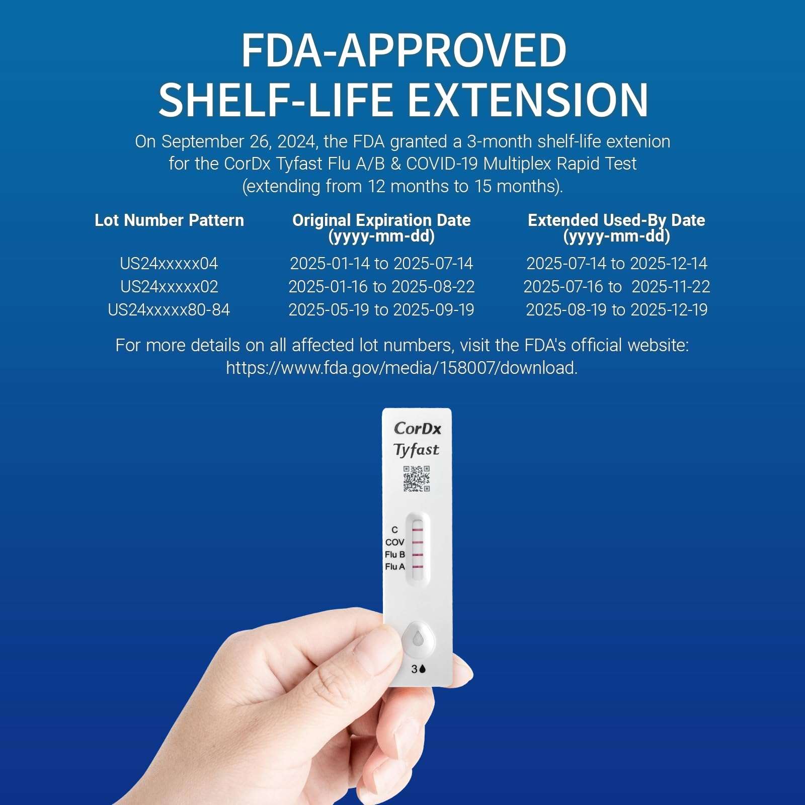 CorDx TyFast 10 Mins Flu A/B & Covid 19 Multiplex Rapid Test, Results in 10 Minutes—Precision Skip The 15 Wait, EUA Authorized, at Home 3 in 1 Combo Kit, 5 Tests, Use-Friendly & No Discomfort - Image 7