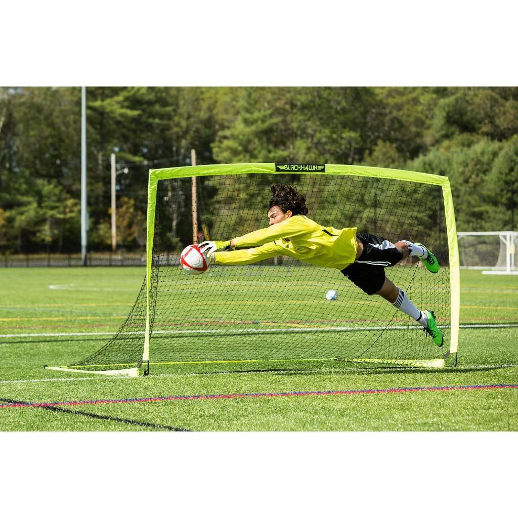 Franklin Sports Blackhawk Backyard Soccer Goal - Portable Pop Up Soccer Nets - Youth + Adult Folding Indoor + Outdoor Goals - Multiple Sizes + Colors - Perfect for Games + Practice - Image 6