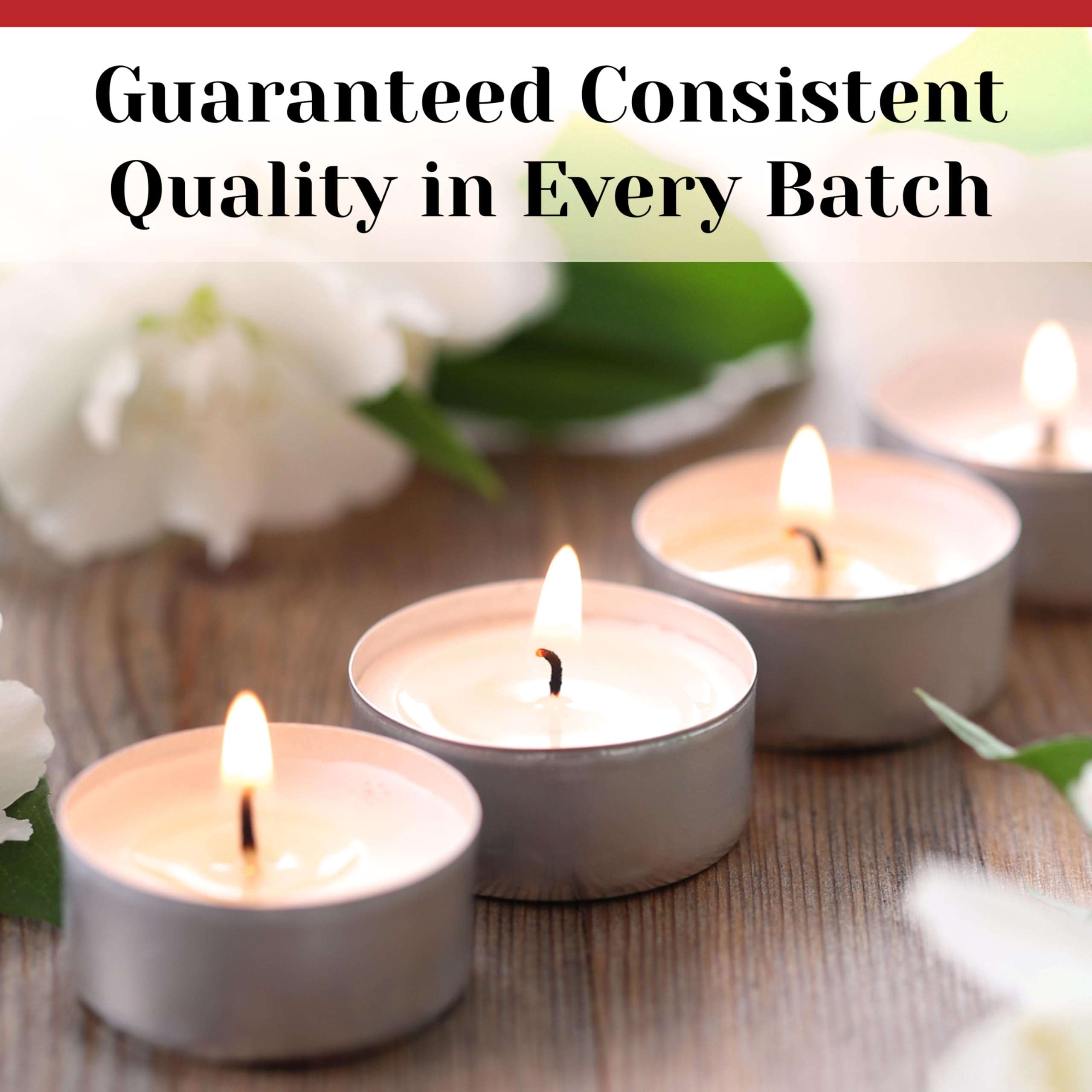 100 Pack Tealight Candles in Metal Cups - Clean, White Unscented with 4.5 Hour Long Burning Time - Votive Candles Bulk for Romantic Dinner, Weddings, Spa & Hotels by PARNOO - Image 8