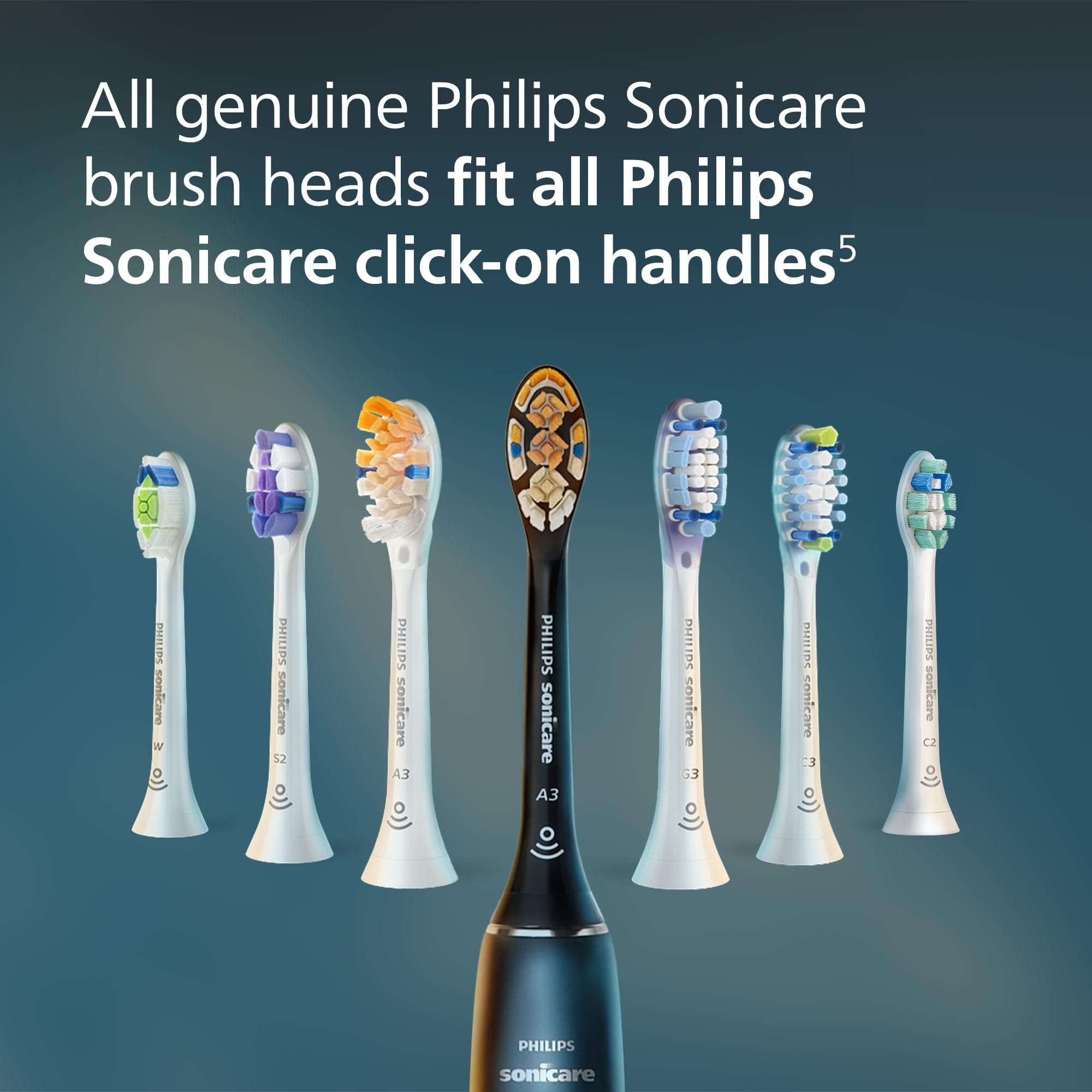 Philips Sonicare C2 Plaque Control - Genuine Replacement Electric Toothbrush Heads, White, 3 Pack, HX9023/65 - Image 8