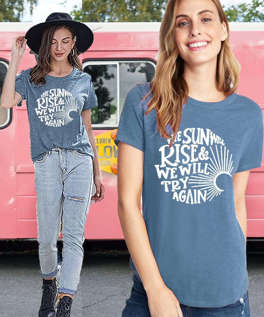 Kindness Shirts for Women Casual Graphic Tees Funny Inspirational T Shirt Teacher Tees Tops - Image 3