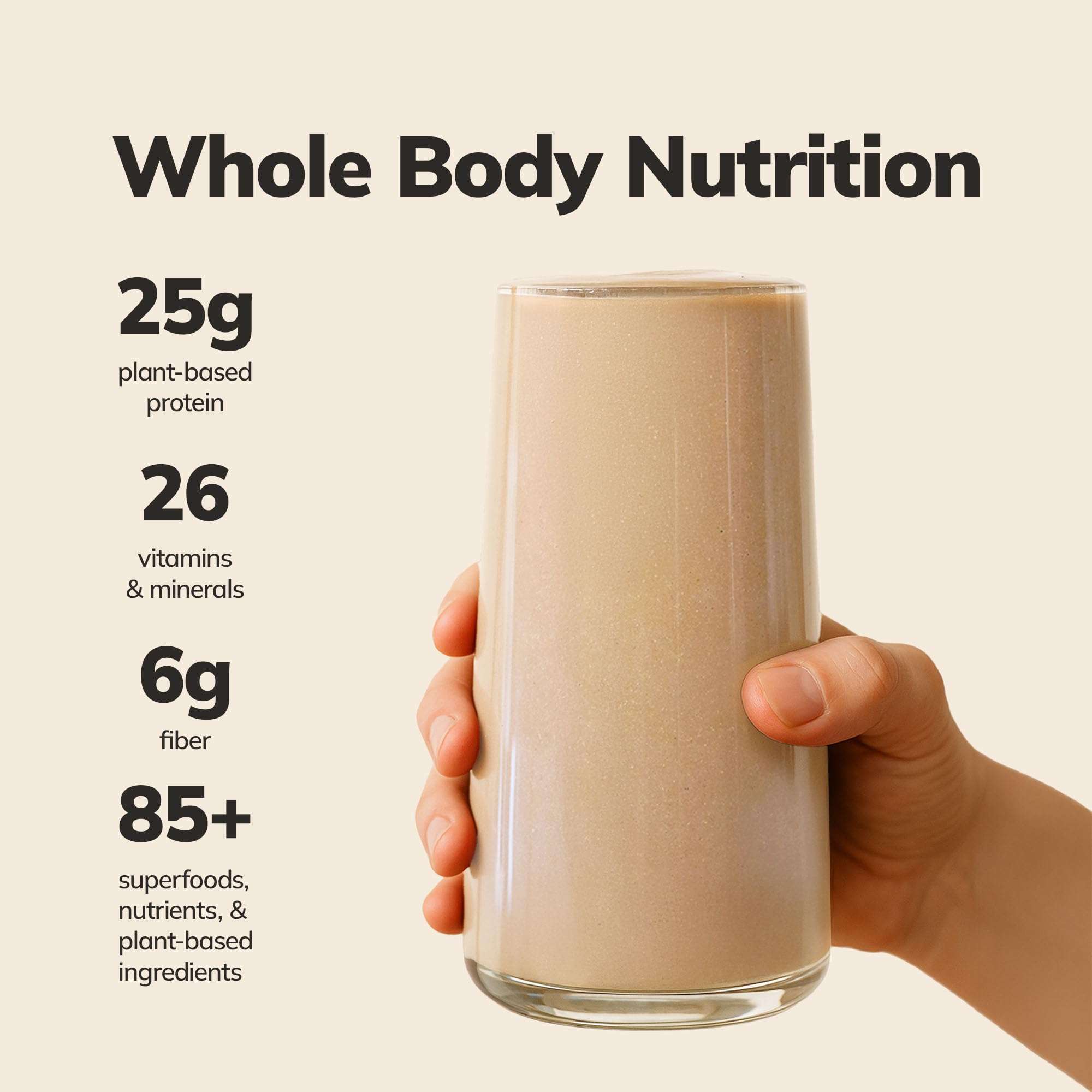 Ka’Chava Whole Body Meal Shake Vanilla 2 lb – Vegan Protein Powder with 85+ Superfoods & Greens – Plant-Based Meal Replacement with Probiotics & Digestive Enzymes – Gluten & Dairy Free (15 Servings) - Image 2