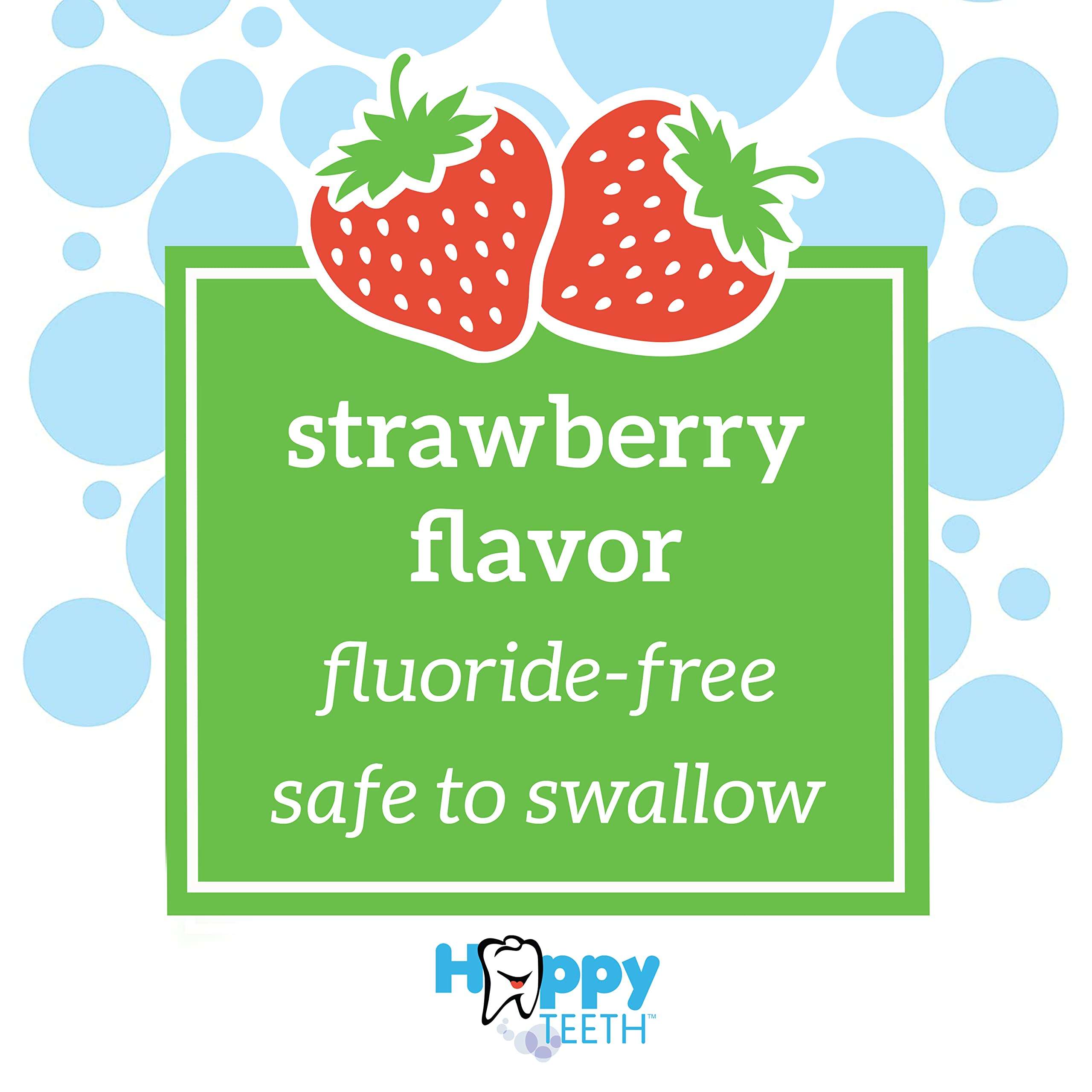 Dr. Brown's Fluoride-Free Baby Toothpaste, Infant & Toddler Oral Care, Strawberry, 1-Pack, 1.4oz/40g, 0-3 years - Image 6