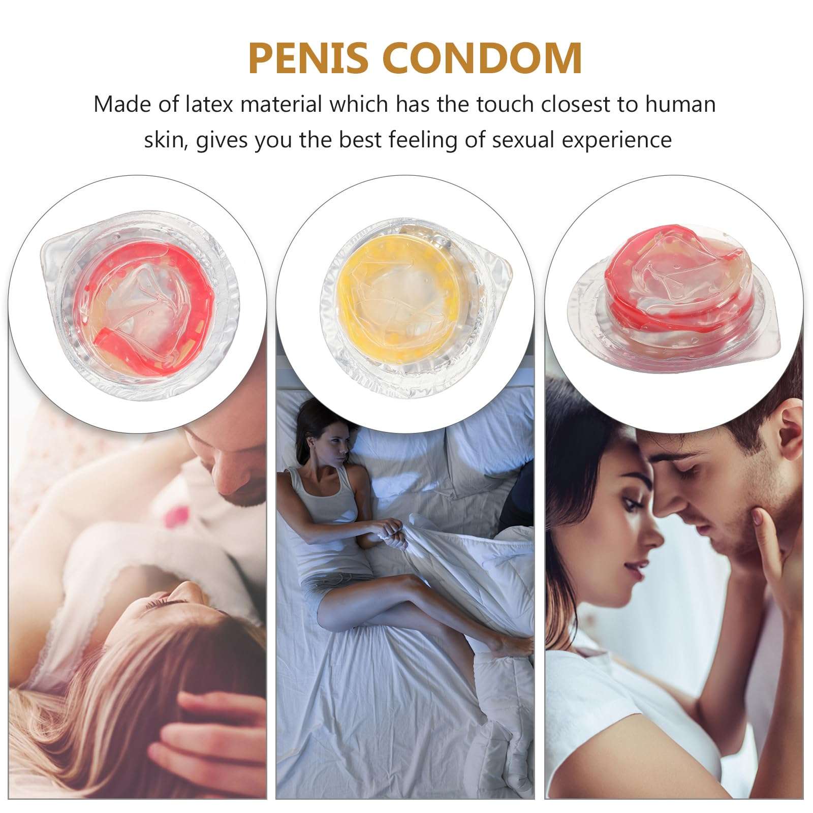 GALPADA Gifts 9pcs Colorful Flower Condoms Safe Sleeve Adult Life Supplies Ultra- Thin Health Products (Small Flower) - Image 2