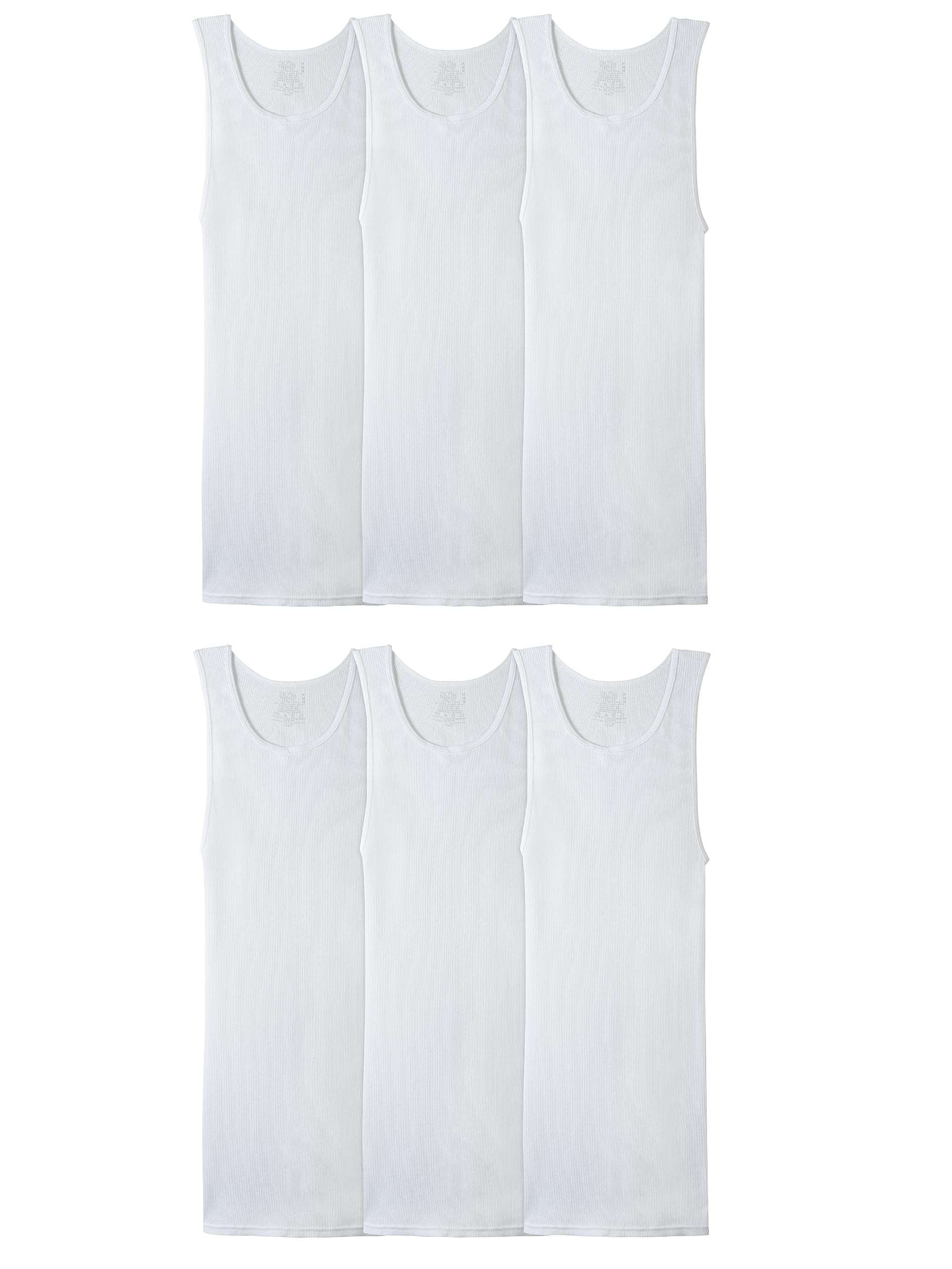 Fruit of the Loom Men's Sleeveless Tag Free Moisture Wicking Tank A-Shirt - Image 1