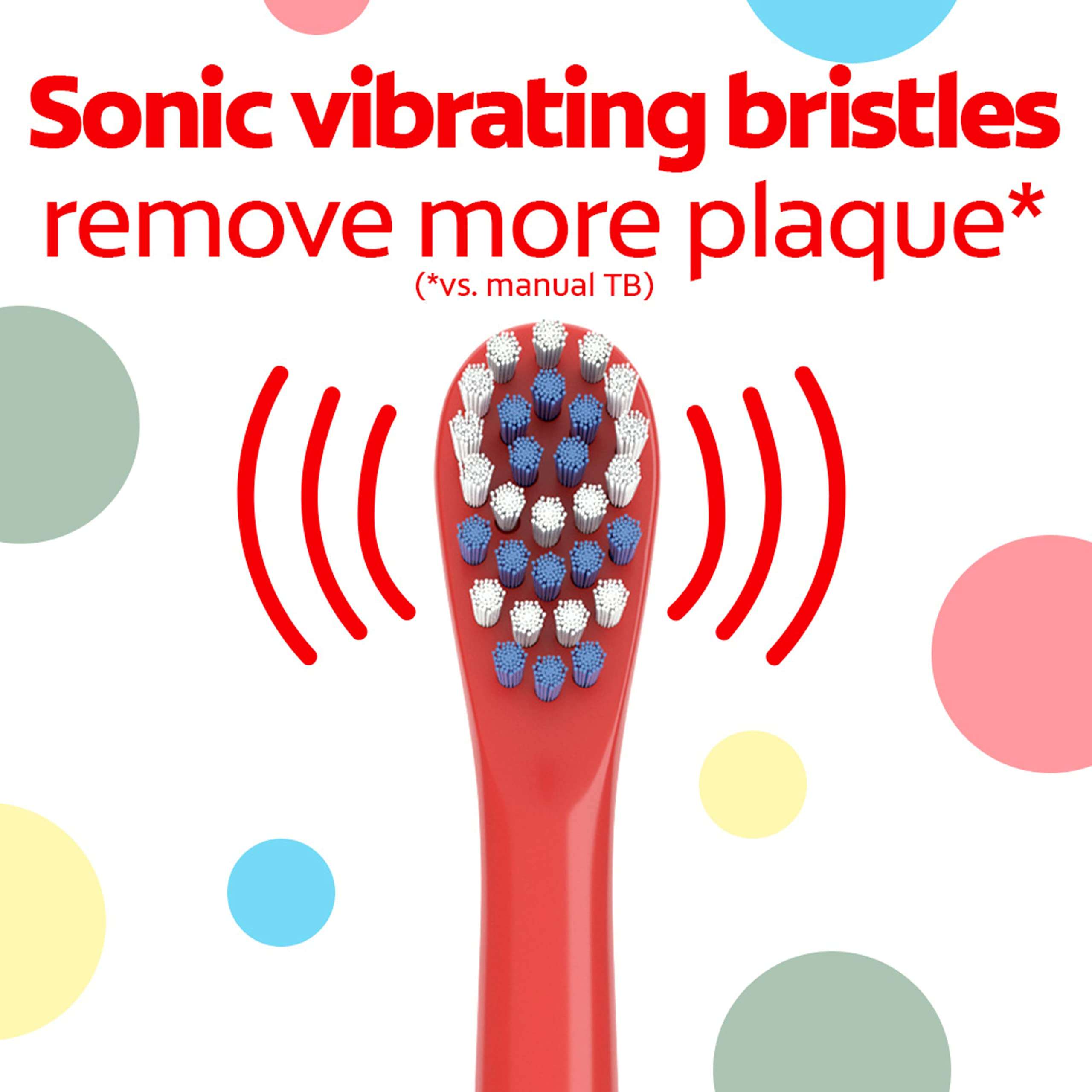 Colgate Kids Powered Vibrating Toothbrush, Pokemon, 1 Pack - Image 3