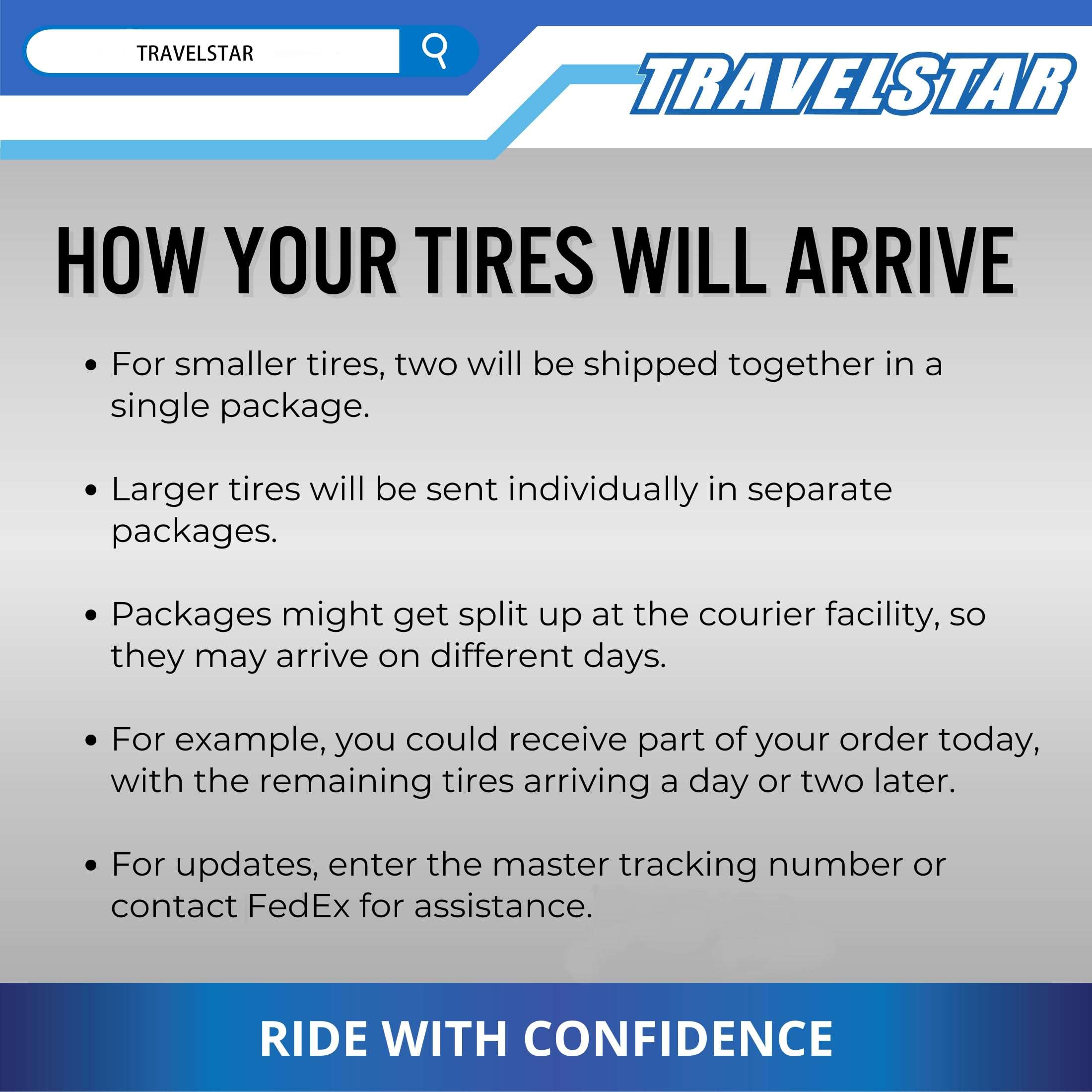Set of 2 (Two) Travelstar UN99 All Season 225/65R17 102H All Season Radial Passenger Car Tire 225/65/17 - Includes Road Hazard Warranty (Tire Only) - Image 8