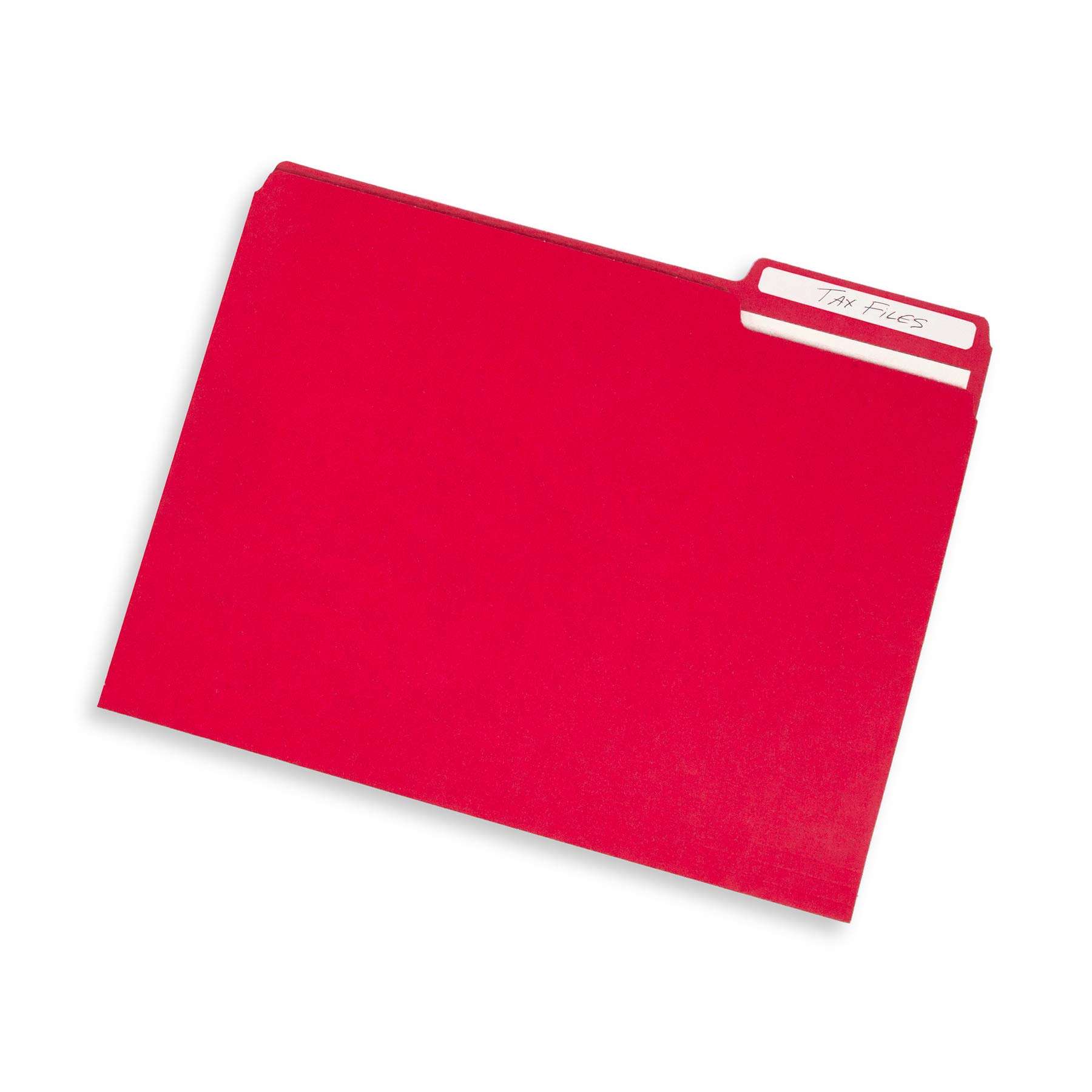 File Folder, 1/3 Cut Tab, Letter Size, Red, Great for Organizing and Easy File Storage, 100 Per Box - Image 6