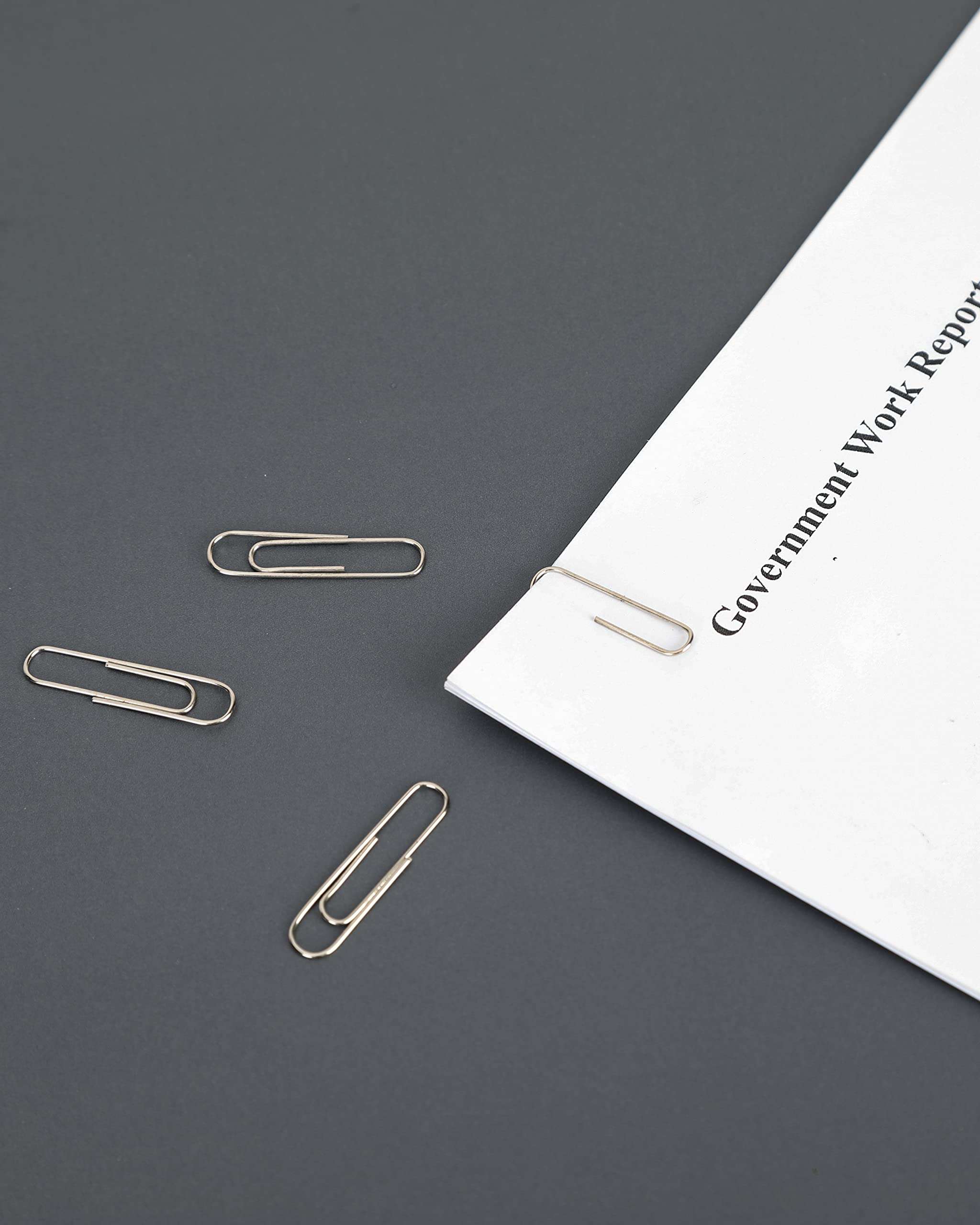 PAPERPAL Paperclips for Office School & Personal Use, #1 Smooth Paper Clip (1-2/7"), 600 Medium Paper Clips (6 Boxes of 100 Each), Silver - Image 7