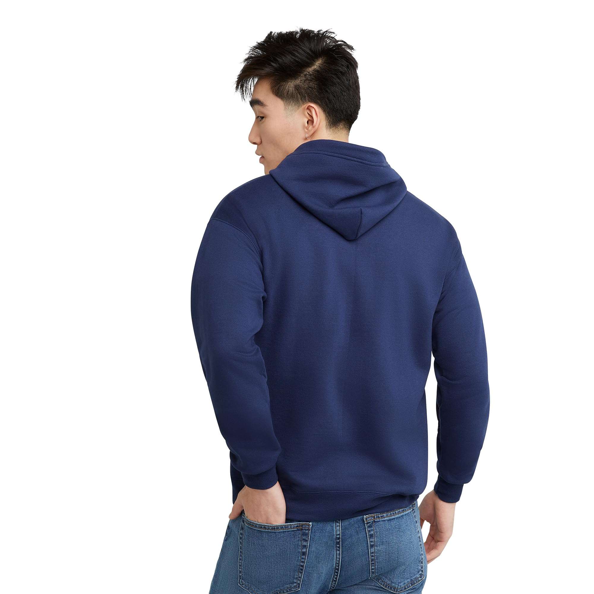 Hanes, Ecosmart Fleece Full-zip Hoodie for Men, Hooded Sweatshirt - Image 3