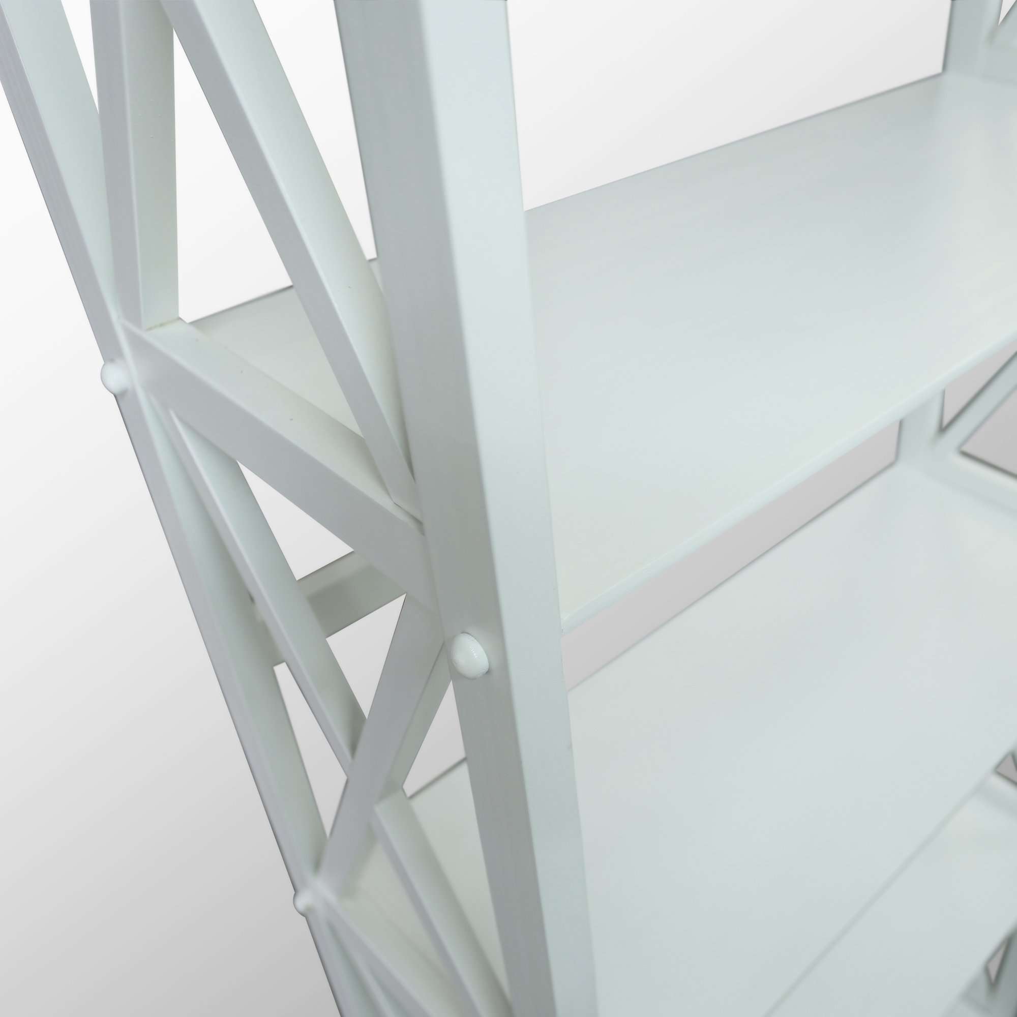 Casual Home 3-Shelf Montego Bookcase, White - Image 10