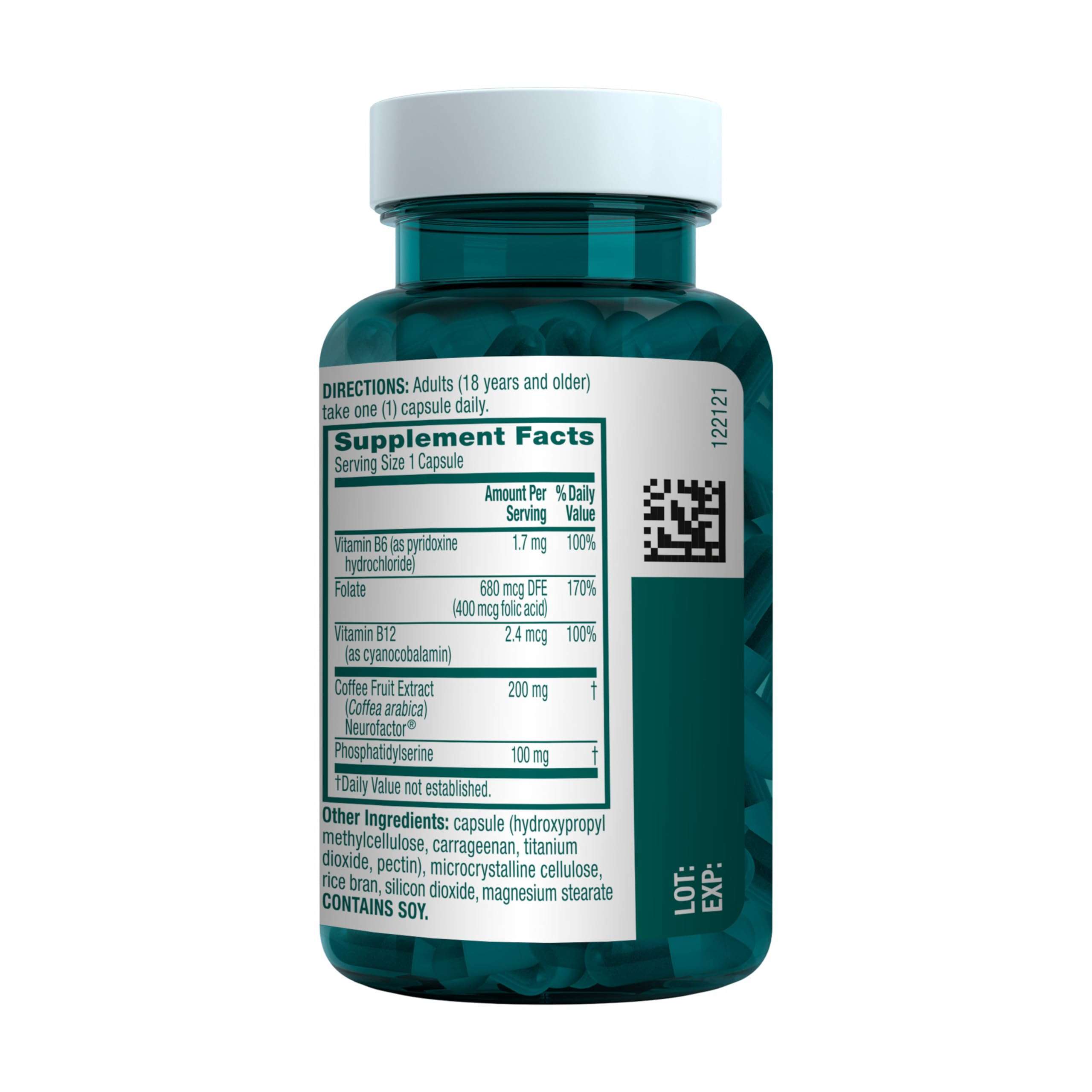 NEURIVA Plus Brain Supplement for Memory and Focus Clinically Tested Nootropics for Concentration for Mental Clarity, Cognitive Enhancement Vitamins B6, B12, Phosphatidylserine 30 Capsules - Image 23