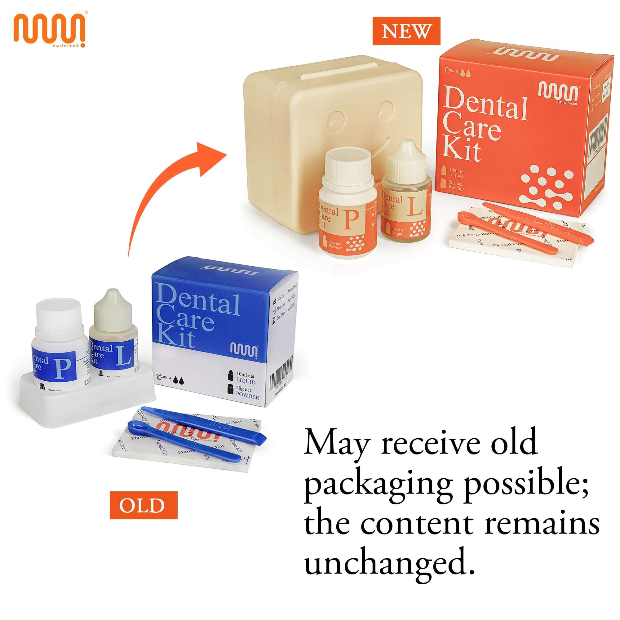 mastermedi Zinc Oxide Eugenol Cement Dental Care Kit Glue For Crowns & Bridges Filling - Image 7