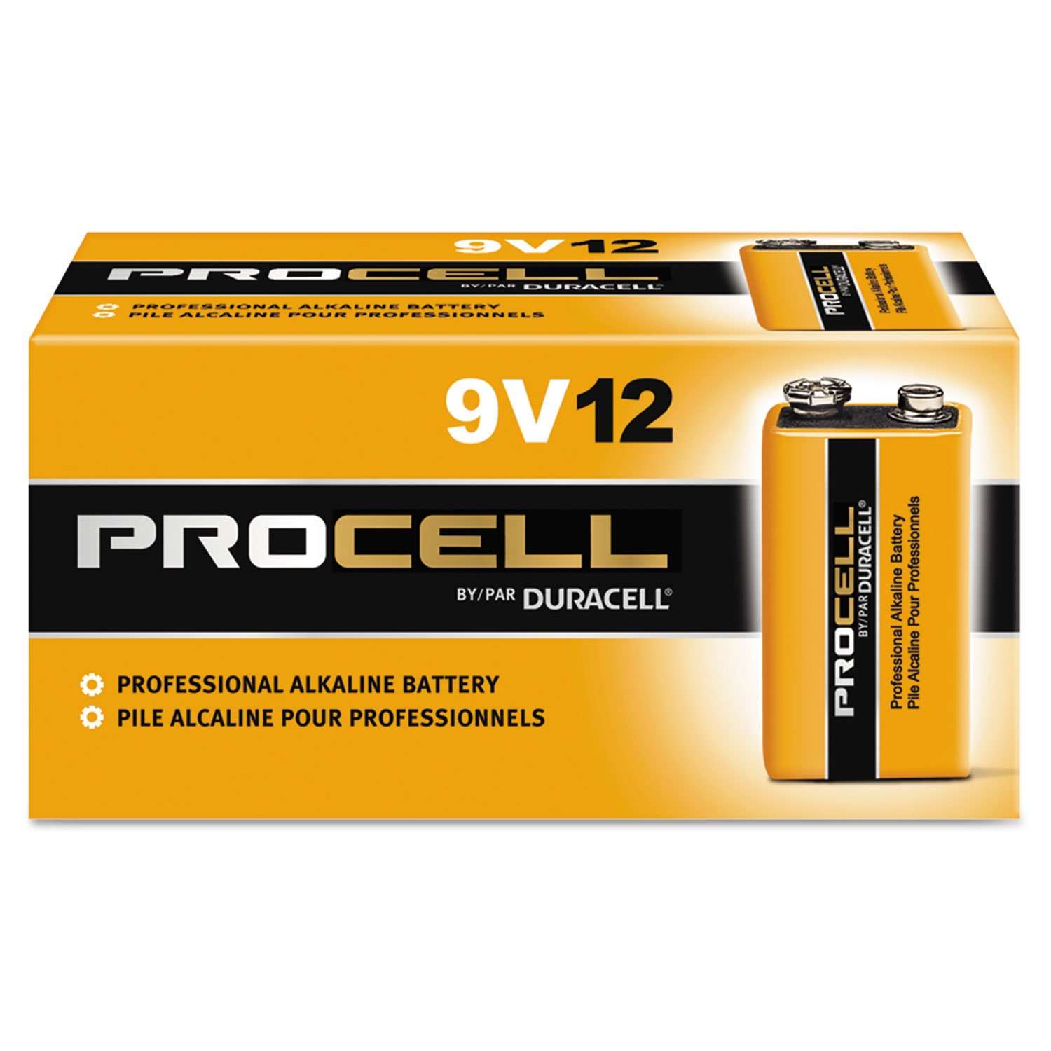 : Duracell PC1604BKD Procell Alkaline Batteries, 9V (Pack of 12) – style and color may vary - Image 1