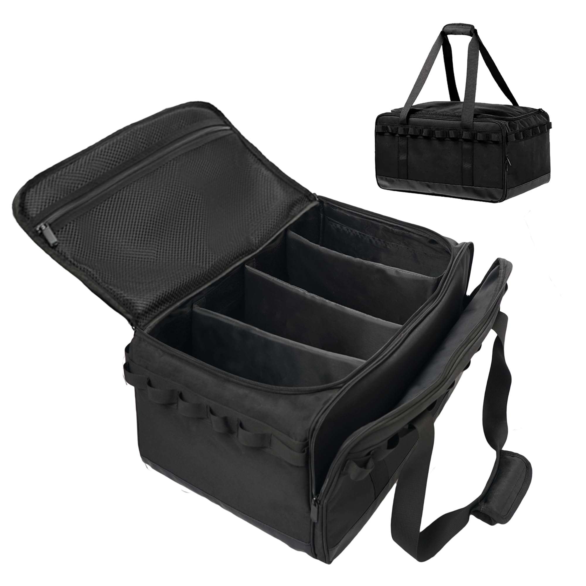 COOZMENT 35L Camping Bag,Tactical Duffle Bag with Waterproof Bottom,Shoe Bag for Travel/Outdoor with 3 Adjustable Dividers,Picnic Camping Organizer,Multi-functional Duffel Bag for Camping/Sports/GYM - Image 1