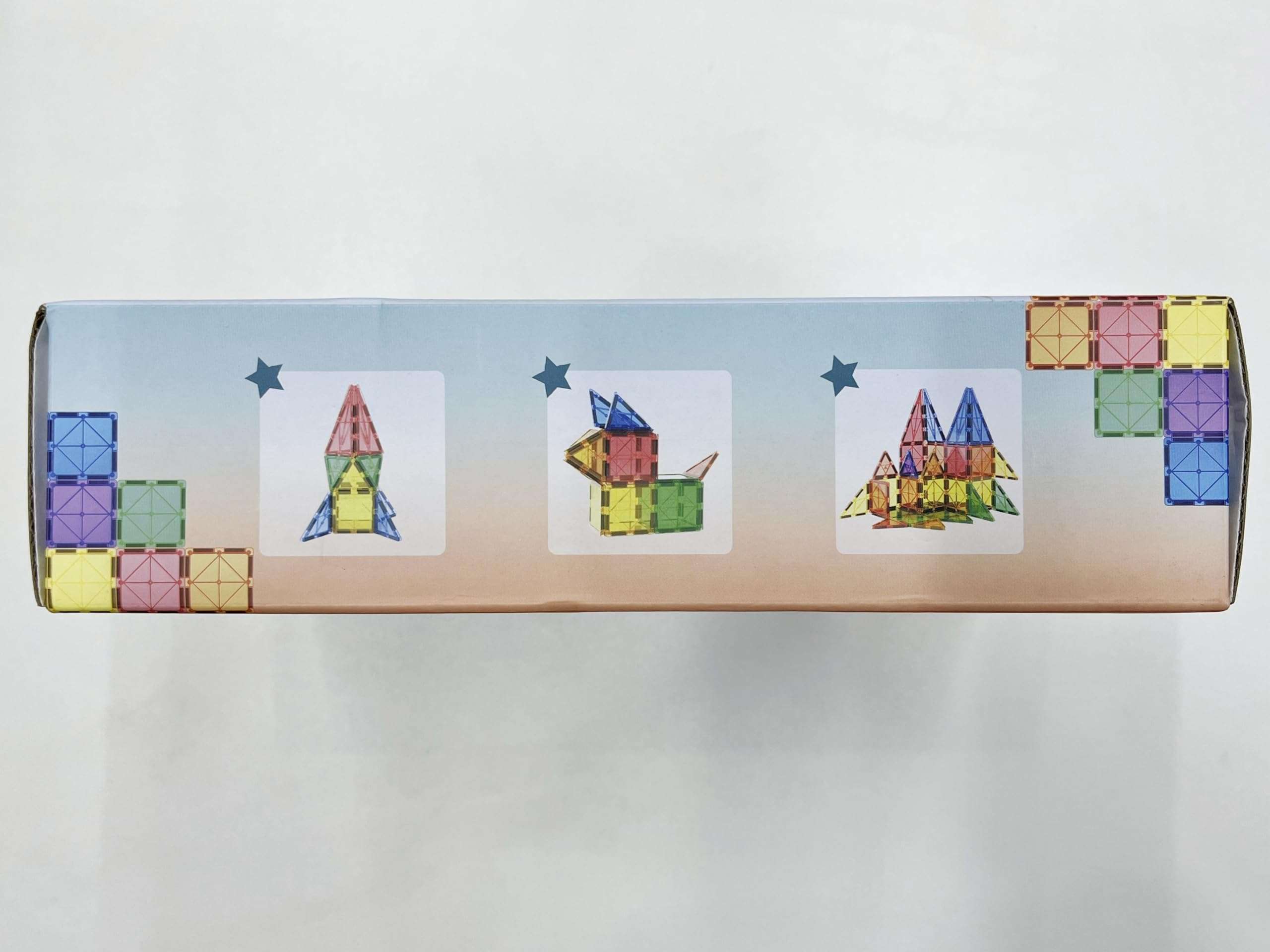 Magnetic Tiles Kids Toys STEM Magnet Toy for Toddler Magnetic Blocks Building Preschool Learning Sensory Montessori Toys for 3+ Year Old Boys and Girls, Safe Creativity Toddler Kids Toy 40PCS - Image 9