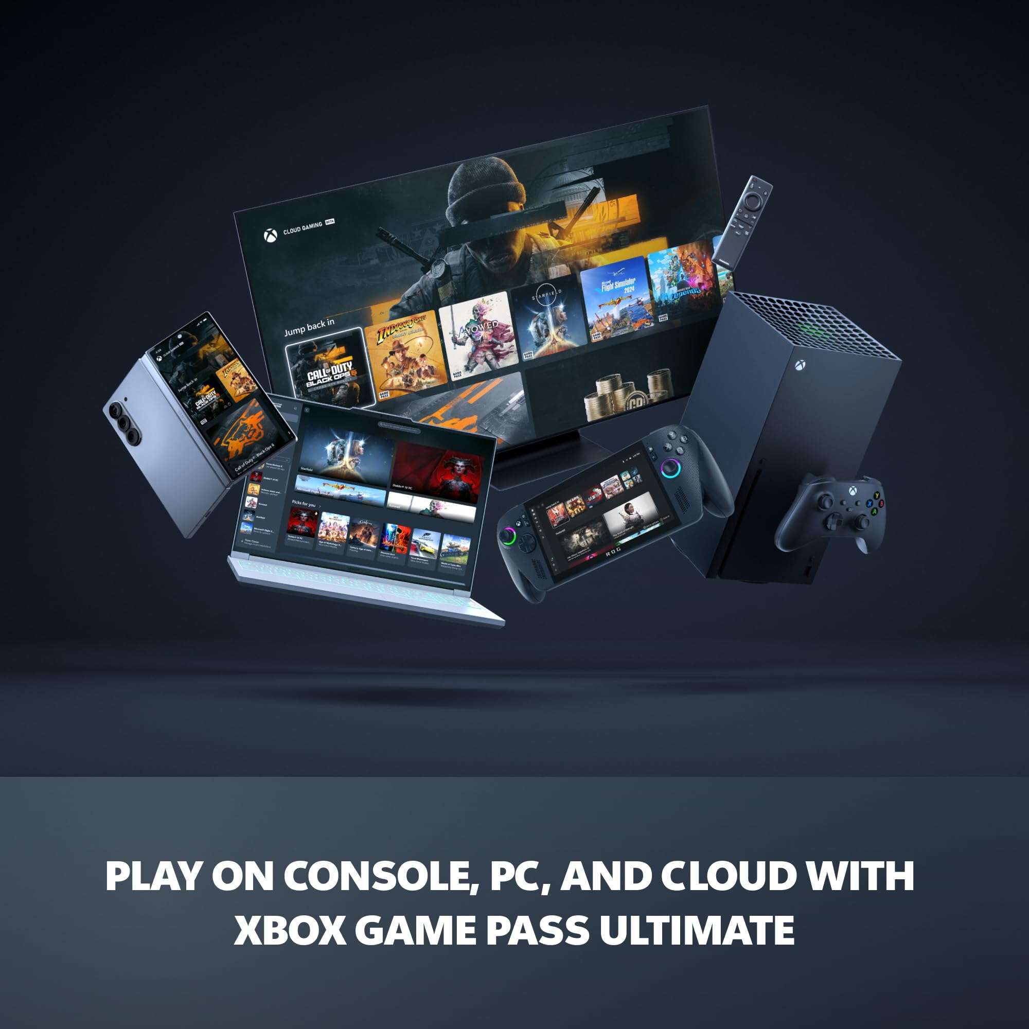 Xbox Series X - Gaming Console - 1TB SSD - Includes Wireless Controller - 4K Gaming - 120FPS - Carbon Black - Image 5
