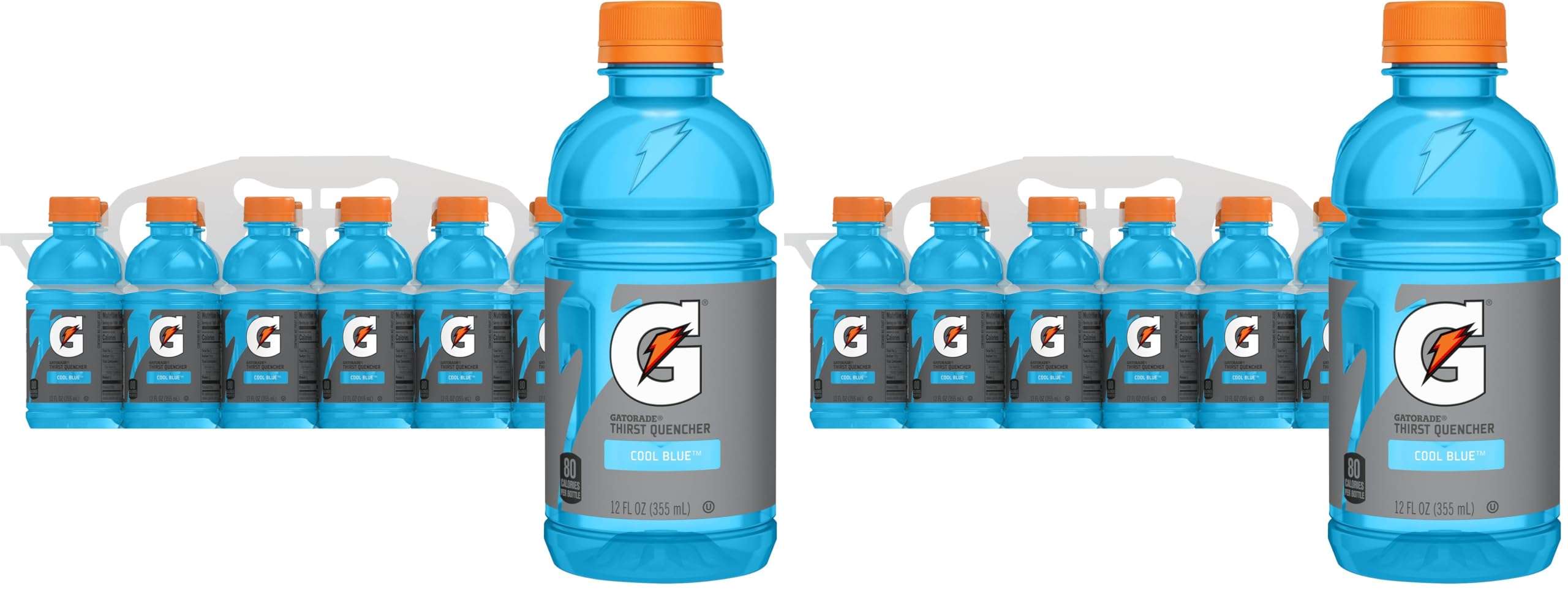 Gatorade Frost Thirst Quencher, Glacier Freeze, 12 Fl Oz Bottles, 24 Pack - Image 1