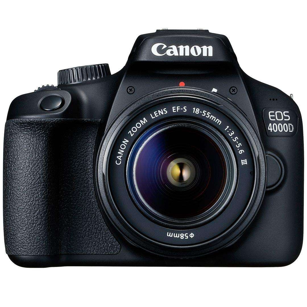 Canon EOS 4000D / Rebel T100 DSLR Camera 18-55mm Zoom Lens + ZeeTech Accessory Bundle with SanDisk 32GB Memory Card, Cleaning Starter Kit, High Speed Memory Card Reader (Renewed) - Image 2