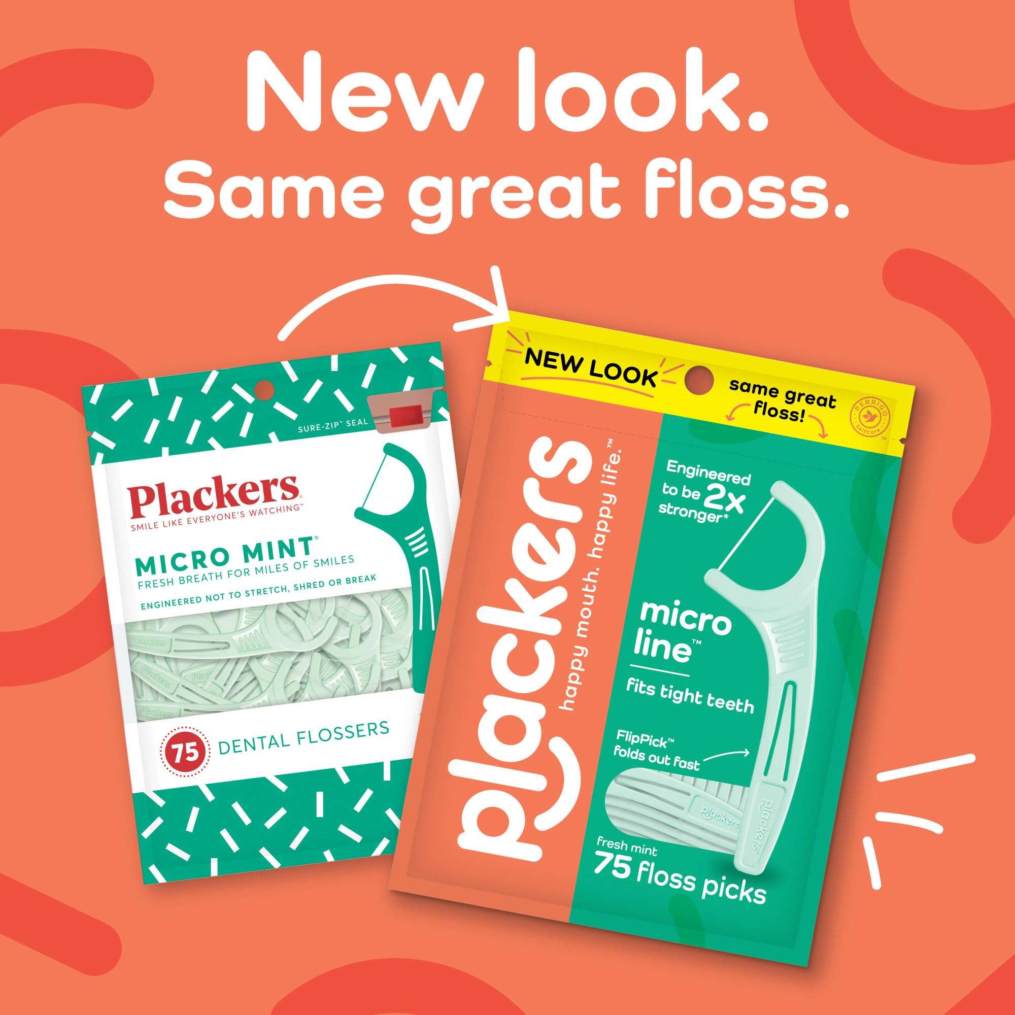 Plackers Micro Line Dental Floss Picks, Fold-Out FlipPick, Tuffloss, Mint, 36 Count - Image 3