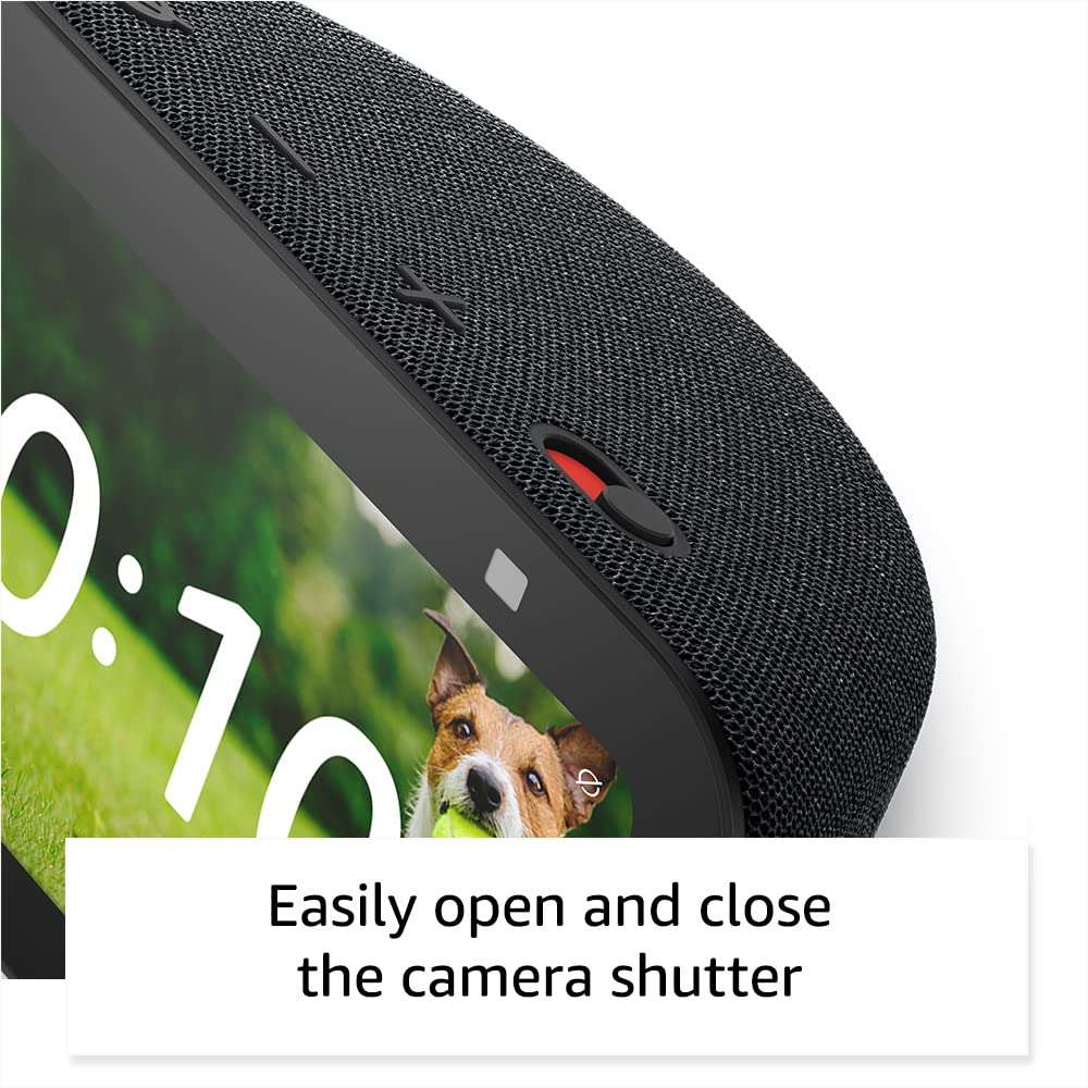 Amazon Echo Show 5 (newest model), Smart display with 2x the bass and clearer sound, ideal for home office, laundry room, nook areas, and Alexa, Charcoal - Image 7