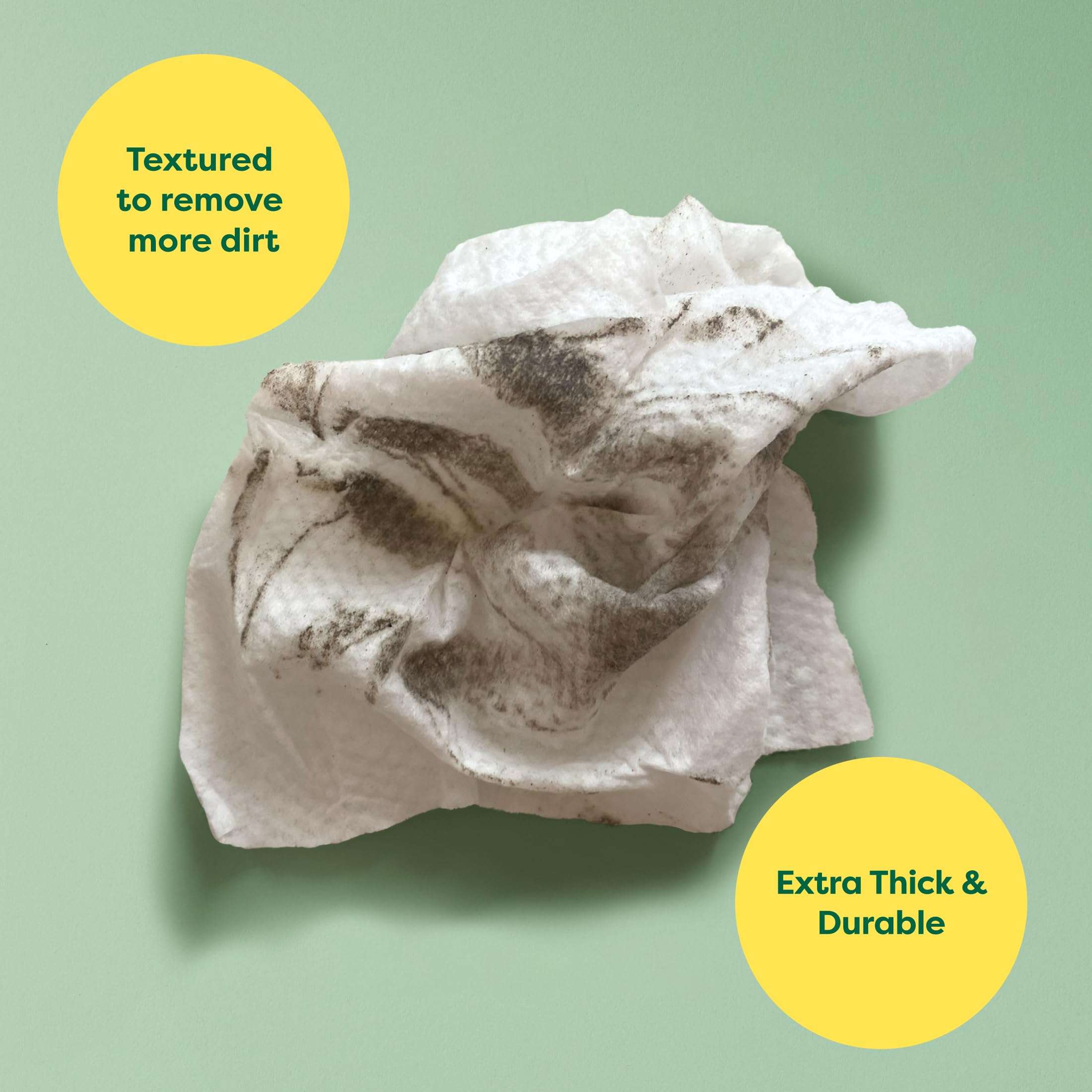Earth Rated Pet Wipes for Dogs and Cats, Hypoallergenic, Cleaning and Hydrating, for Grooming Paws, Body and Butt, Unscented, 100 Count - Image 4