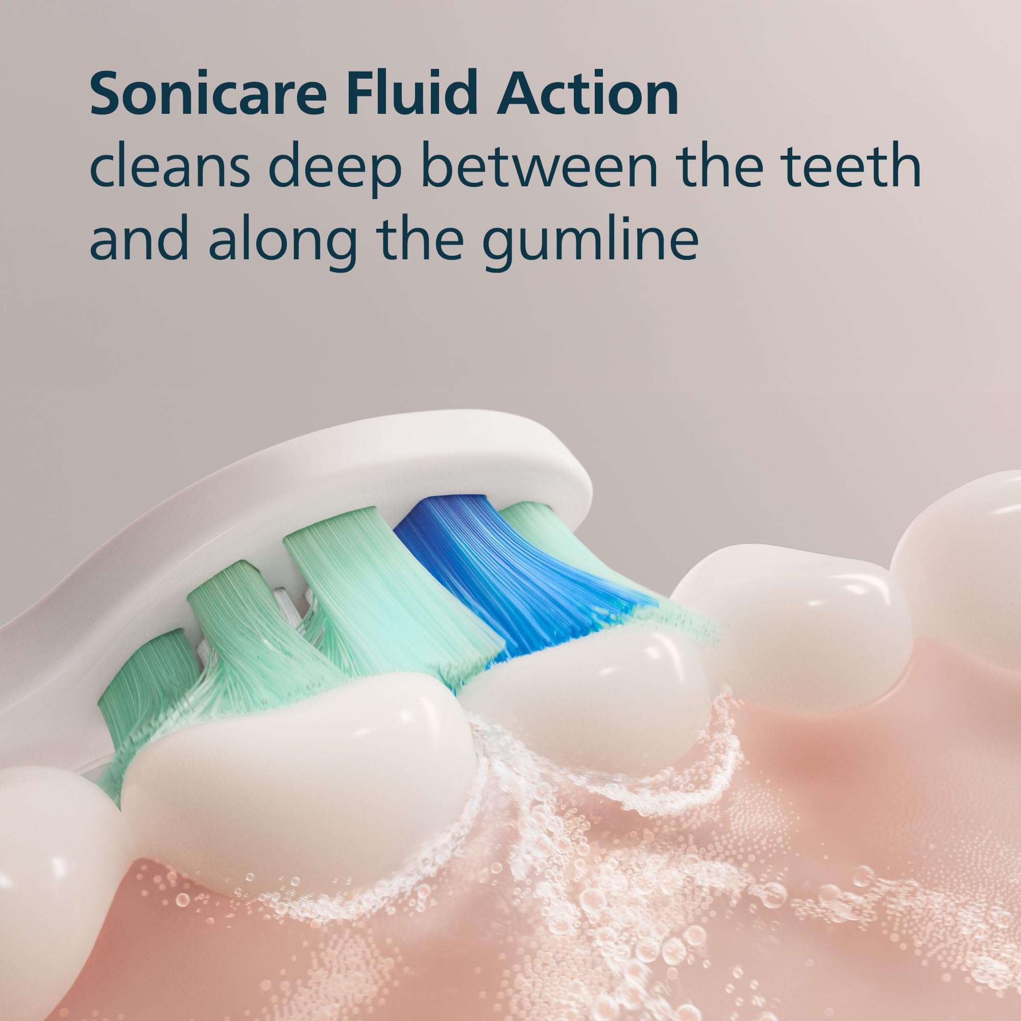 Philips Sonicare C2 Plaque Control - Genuine Replacement Electric Toothbrush Heads, White, 3 Pack, HX9023/65 - Image 6