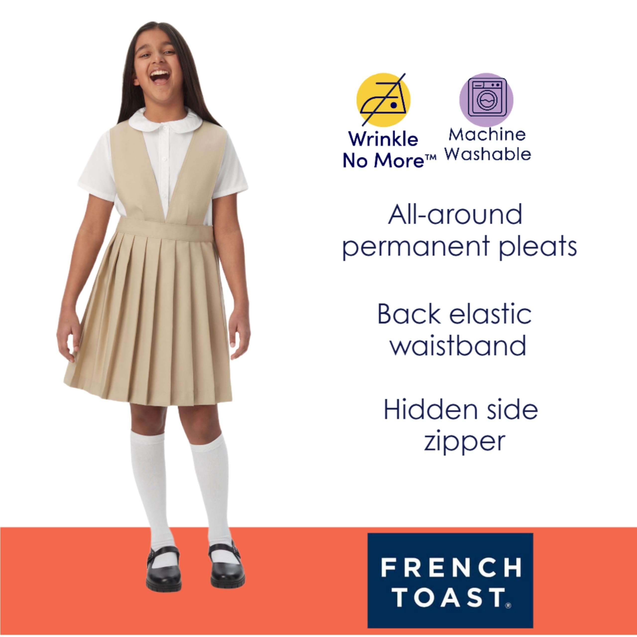 French Toast Girls' V-Neck Jumper - Image 4