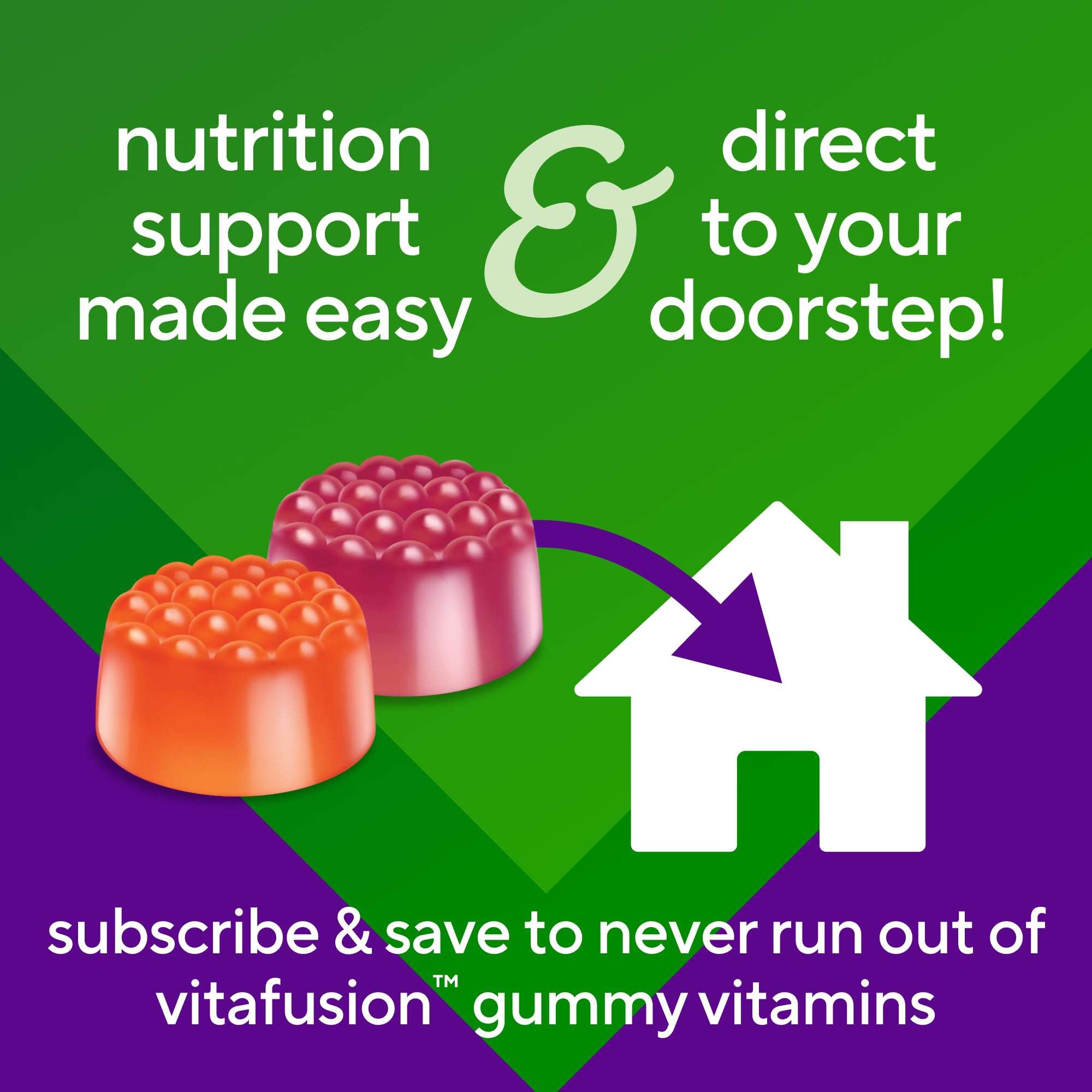 vitafusion Vitamin D3 Gummies, Bone and Immune Support, Peach, Blackberry, Strawberry Flavored, 50 mcg D3 Gummy Vitamin Supplement, 75 Day Supply, 150 Count - Image 11